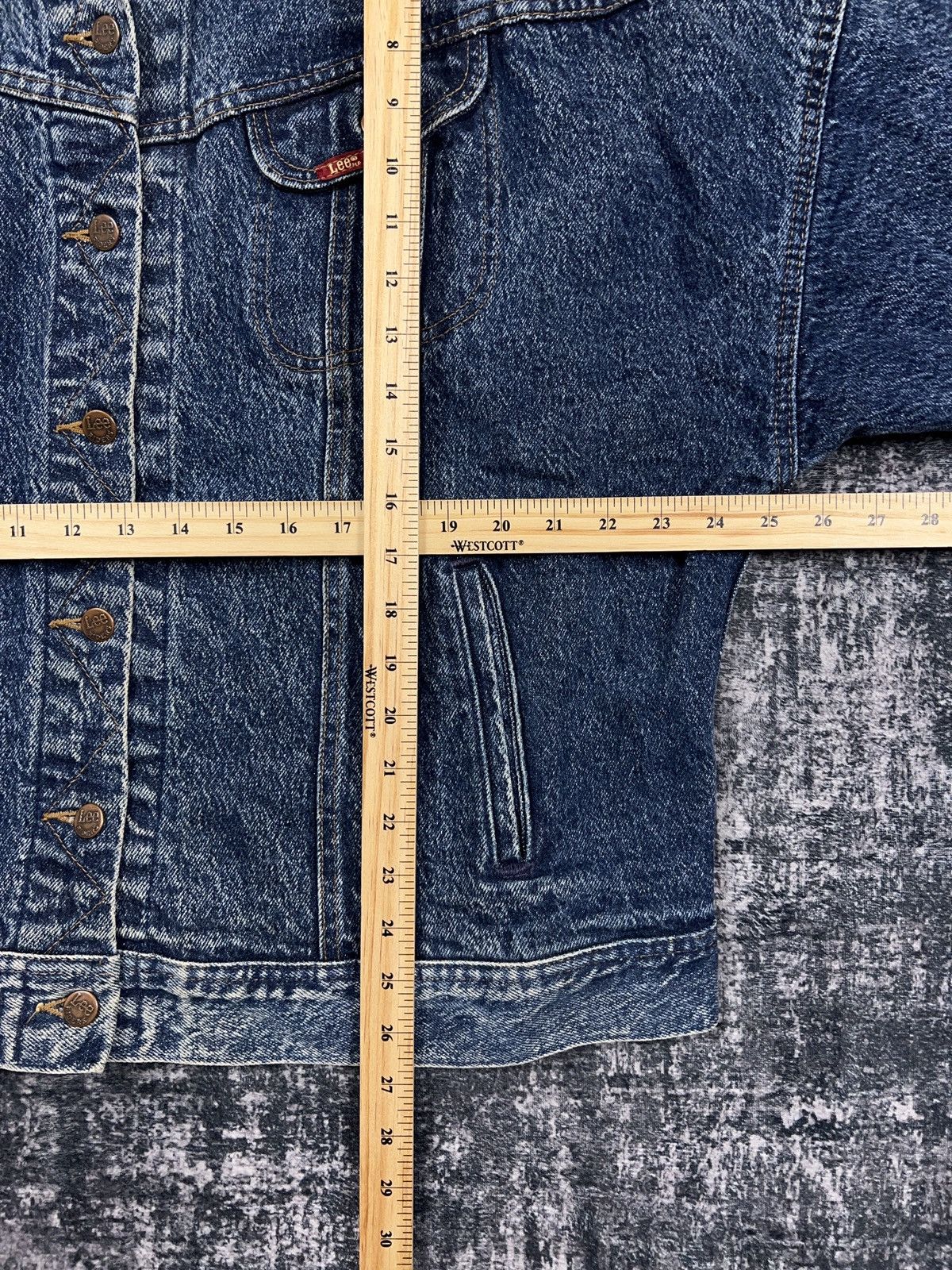 Lee × Vintage Vintage 90s Lee Denim Trucker Jacket Size US S / EU 44-46 / 1 - 4 Thumbnail