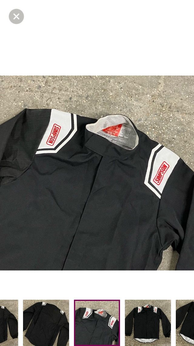 Other Simpson Racing Apex Kart Racing Jacket Small Size US S / EU 44-46 / 1 - 12 Thumbnail