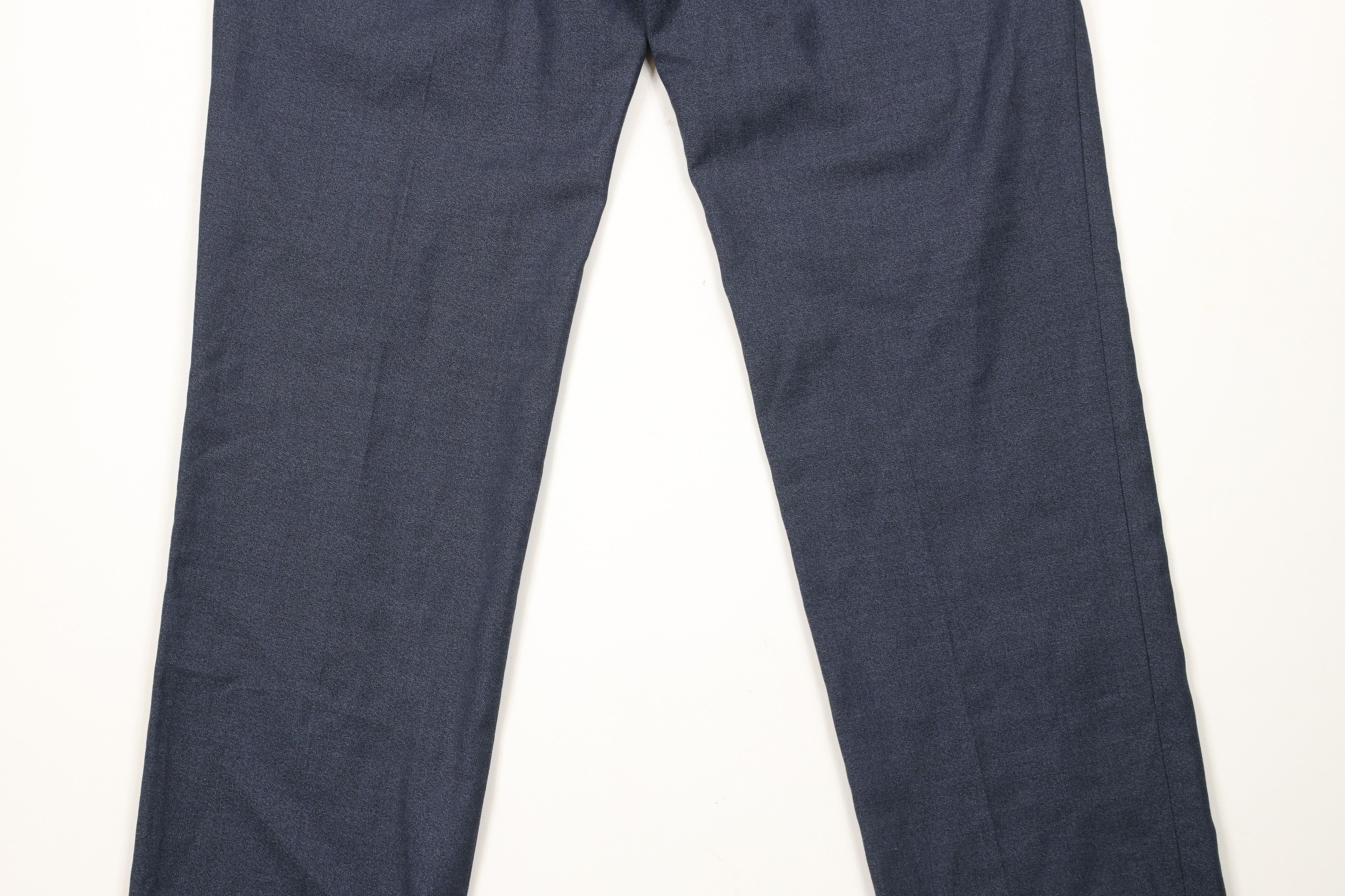 Express × Vintage Express Slim Fit Wool Chinos Chino Pants Trousers Blue Size US 31 - 11 Thumbnail