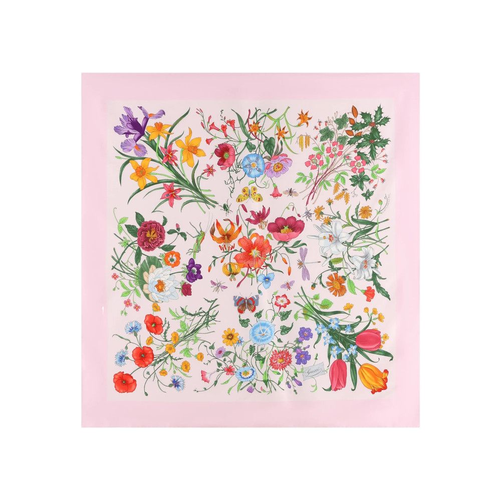 Gucci Gucci PINK Scarves Size ONE SIZE - 1 Thumbnail