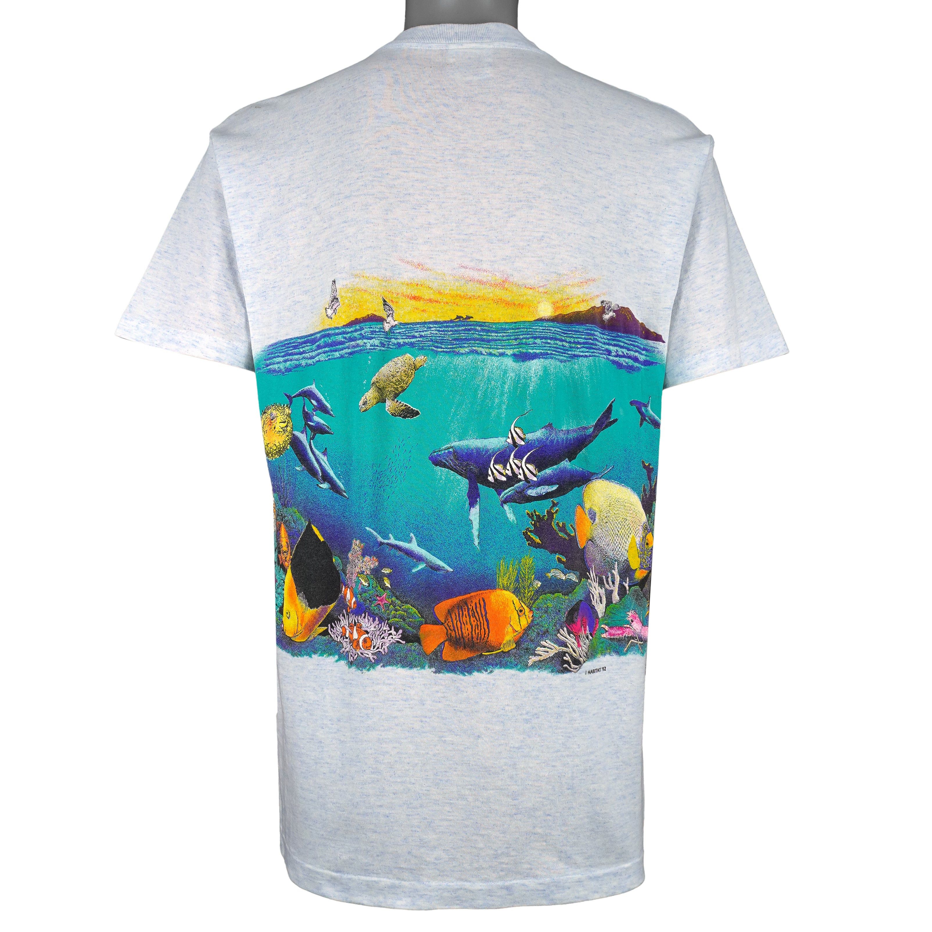 Signal Sport Habitat - SeaWorld Animals Print T-Shirt 1992 Size US L / EU 52-54 / 3 - 2 Thumbnail