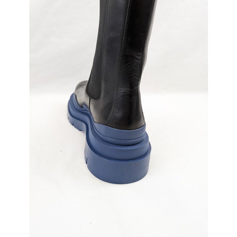 Bottega Veneta o1rshd1 Tire Boots in Black Size US 11 / EU 44 - 11 Thumbnail
