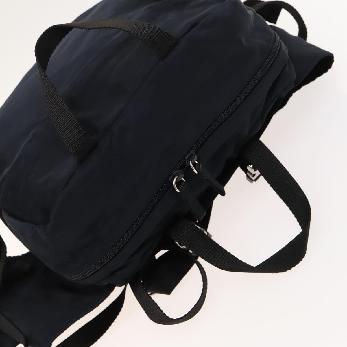 Prada PRADA Backpack Nylon Navy Silver Size ONE SIZE - 6 Thumbnail