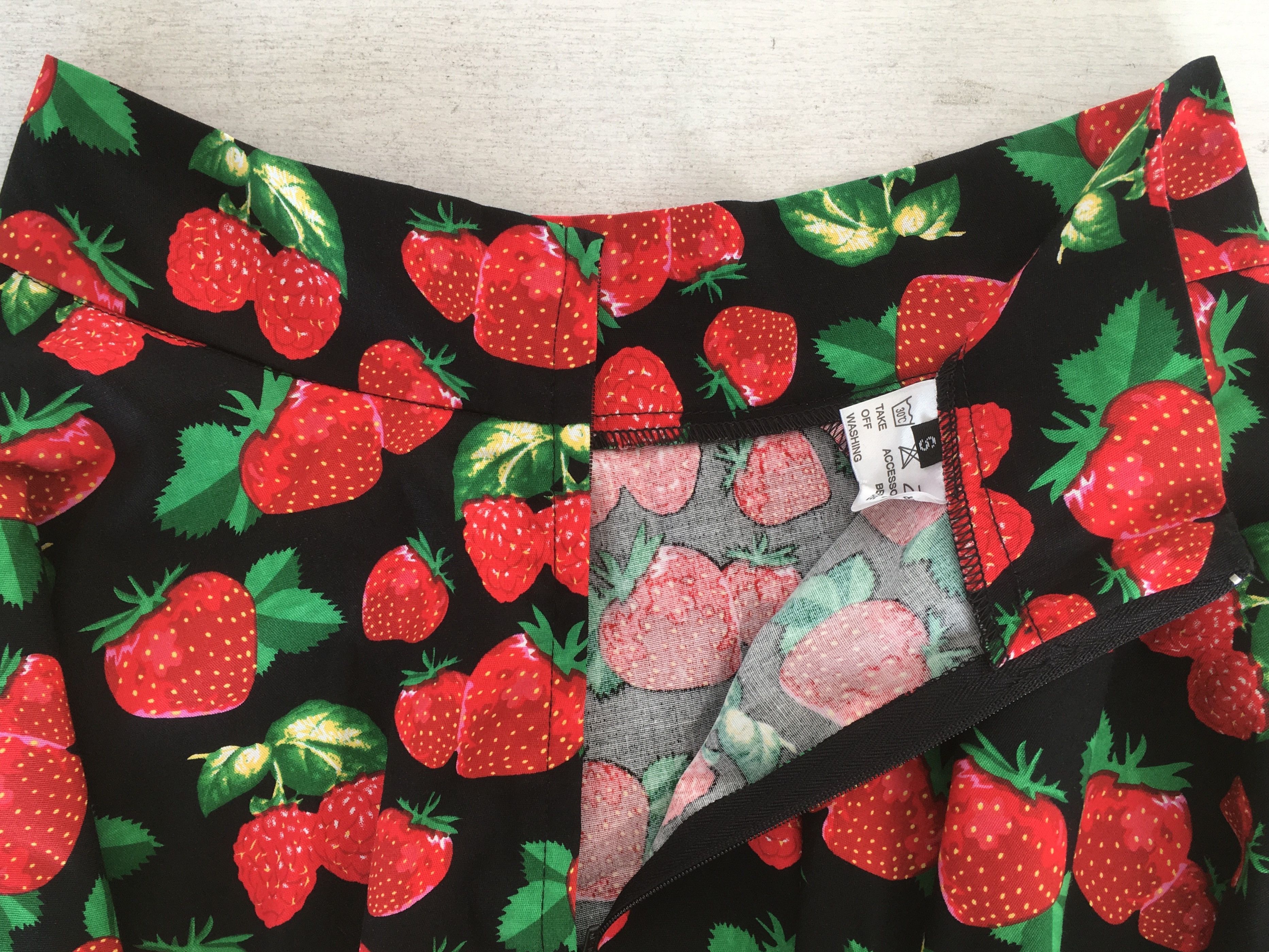Other VIntage Retro Style Print Casual Circle Skirts Size 28" / US 6 / IT 42 - 6 Thumbnail