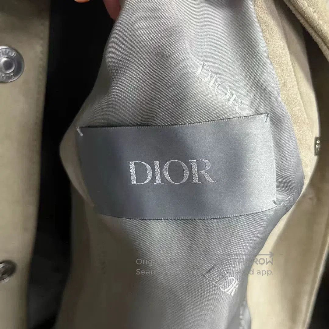 Dior dior beige logo embroidered casual leather jacket. Size US XXL / EU 58 / 5 - 3 Thumbnail