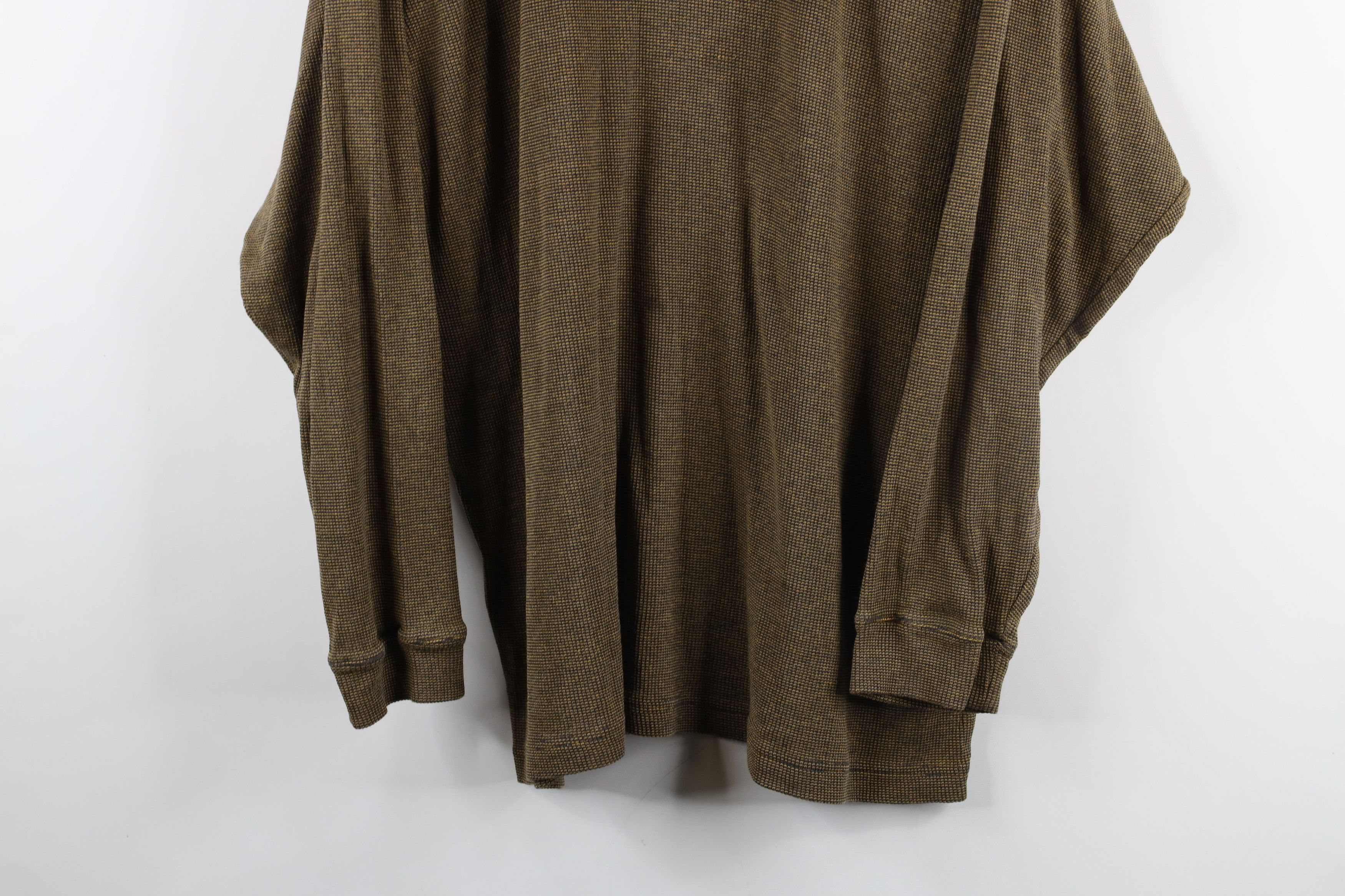 Vintage Vintage 90s Streetwear Baggy Fit Knit Turtleneck T-Shirt Size US L / EU 52-54 / 3 - 3 Thumbnail
