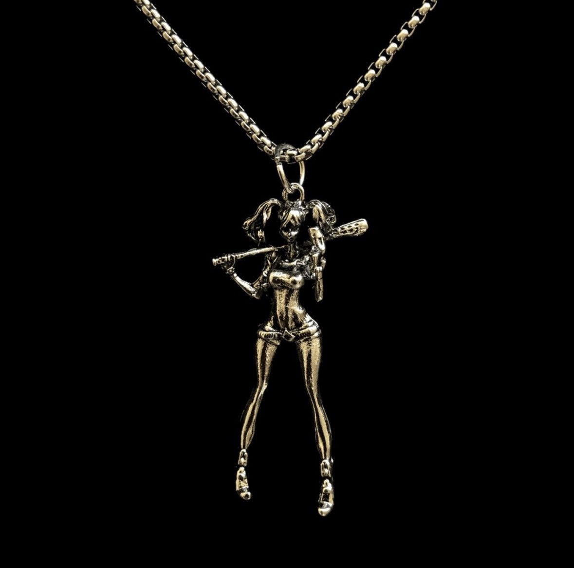 Jewelry Punk Necklace Gothic Chain Size ONE SIZE - 2 Thumbnail