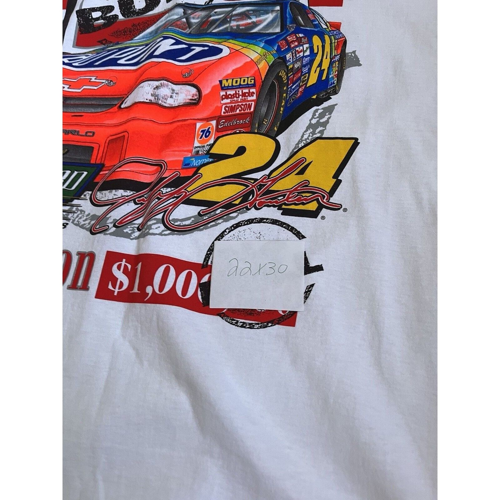 NASCAR VINTAGE NASCAR WINSTON CUP GRAPHIC T SHIRT MENS SIZE XL 90S Size US XL / EU 56 / 4 - 8 Thumbnail