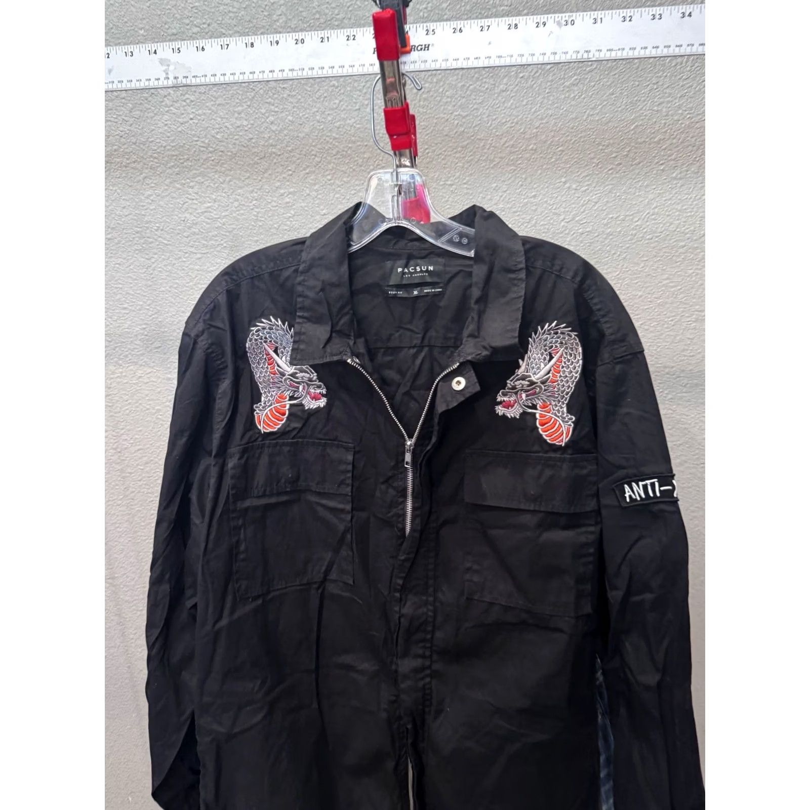 Pacsun Pacsun Anti You Dragon Zip Jacket XL Extra Large Mens zip jacket multicolor dragon zip jacket XL Extra Large Size US XL / EU 56 / 4 - 4 Thumbnail