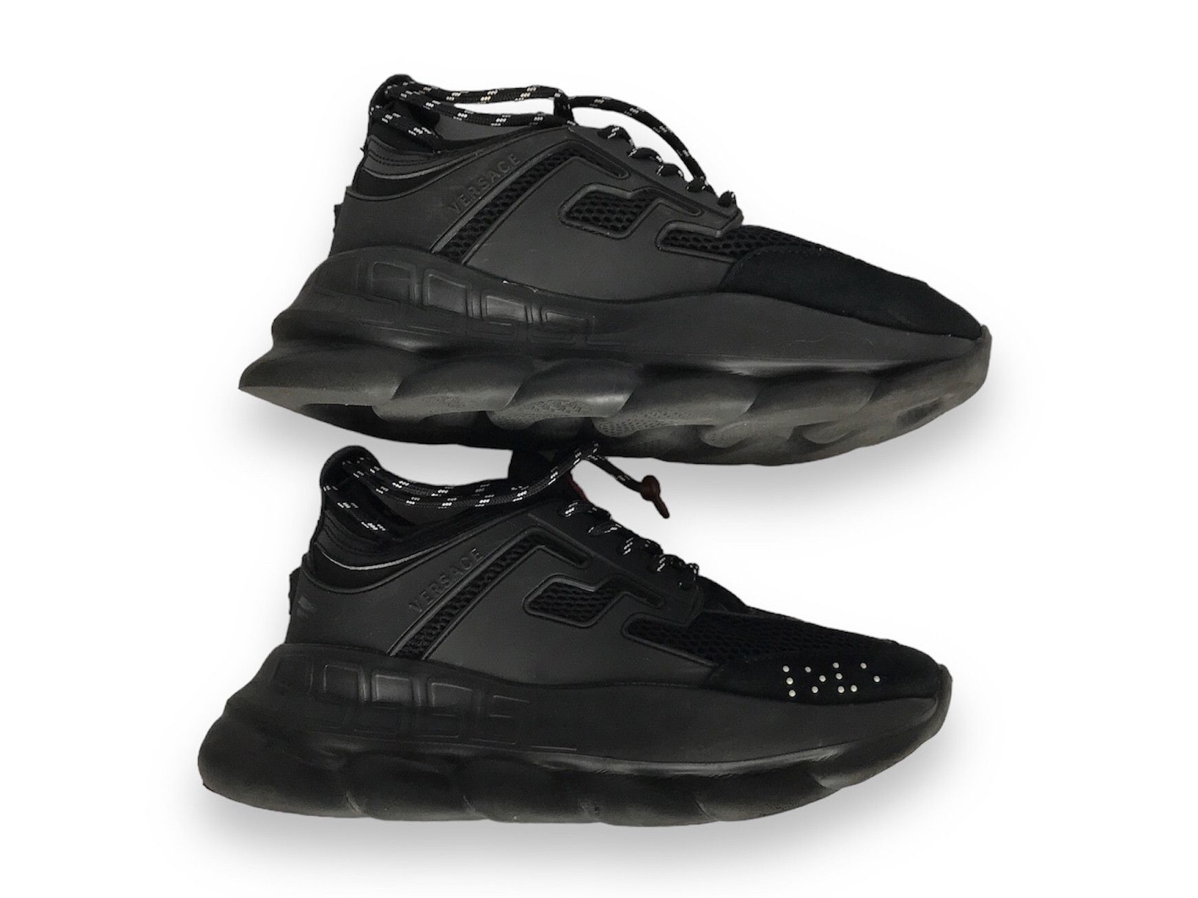 Versace VERSACE CHAIN REACTION BLACK SNEAKERS US10 EU43 UK9 Size US 10 / EU 43 - 6 Thumbnail