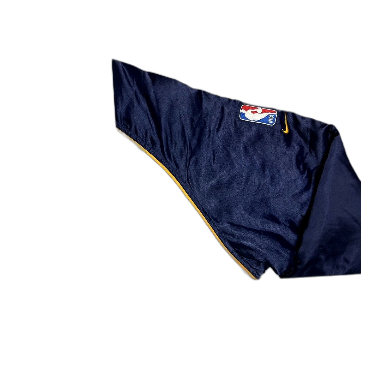 Nike Vintage Nike Golden State Warriors NBA Satin Bomber White Ja Size US XL / EU 56 / 4 - 4 Thumbnail