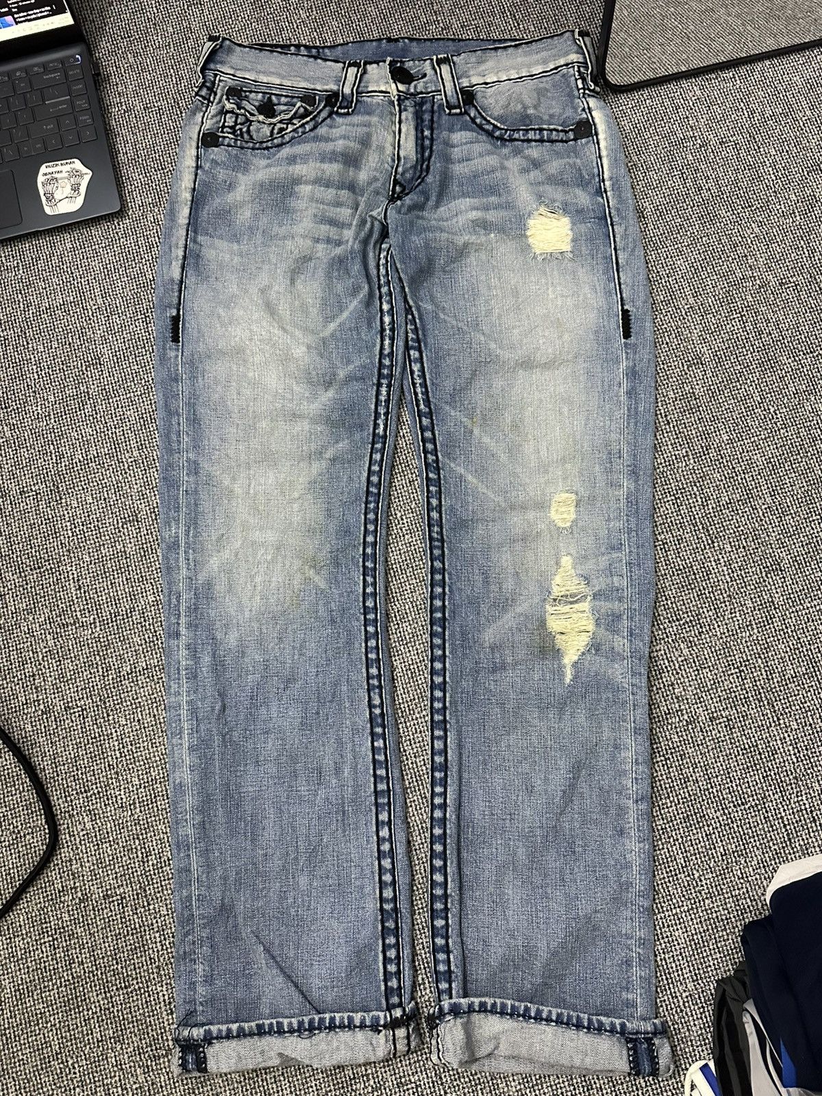 True Religion true religion ricky super Salvedge jeans Size US 34 / EU 50 - 1 Thumbnail