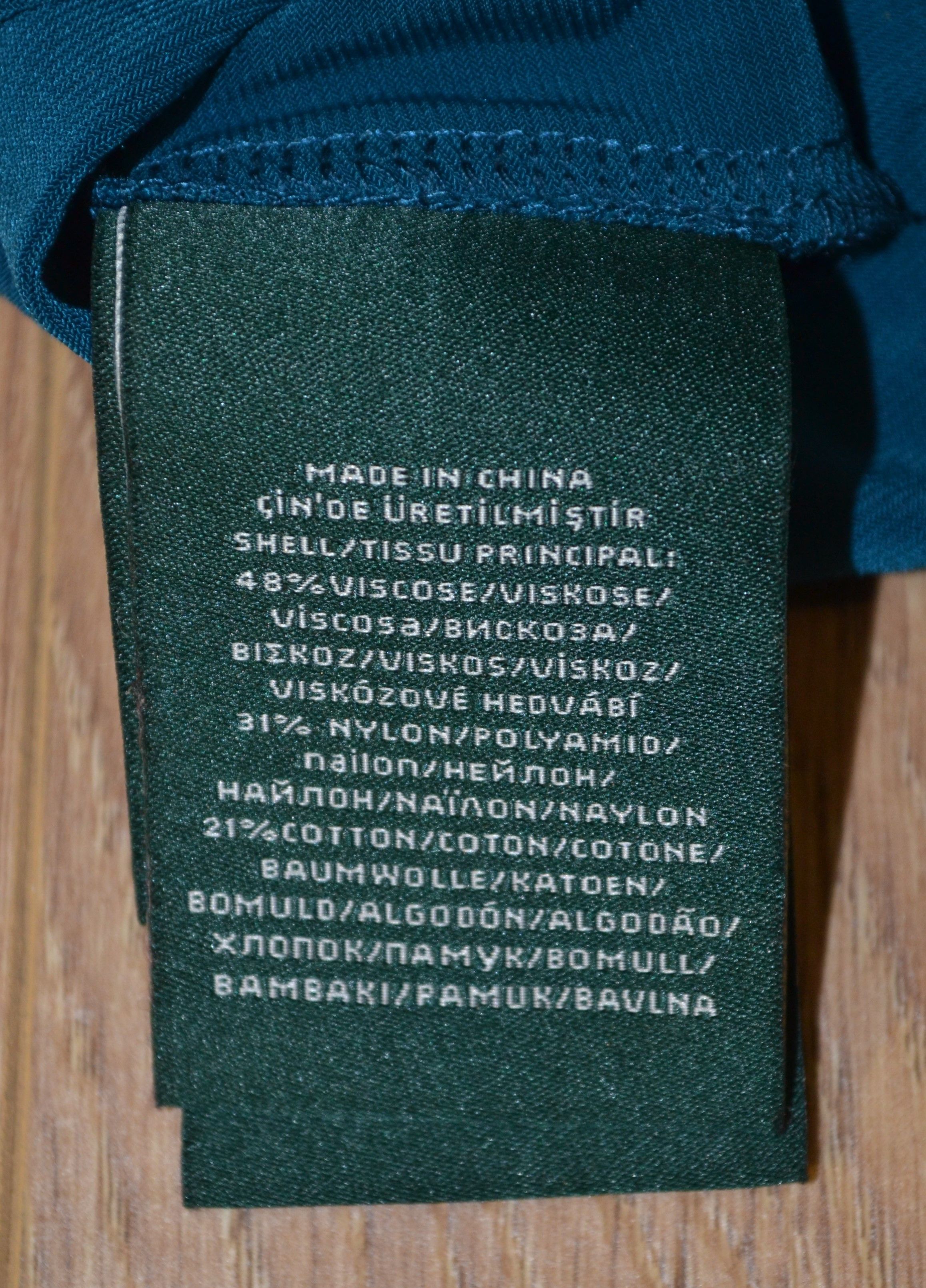 Lauren Ralph Lauren Ralph Lauren 2000s Teal Blue Lace Dress | XL | Evening Gown Size XL / US 12-14 / IT 48-50 - 9 Thumbnail
