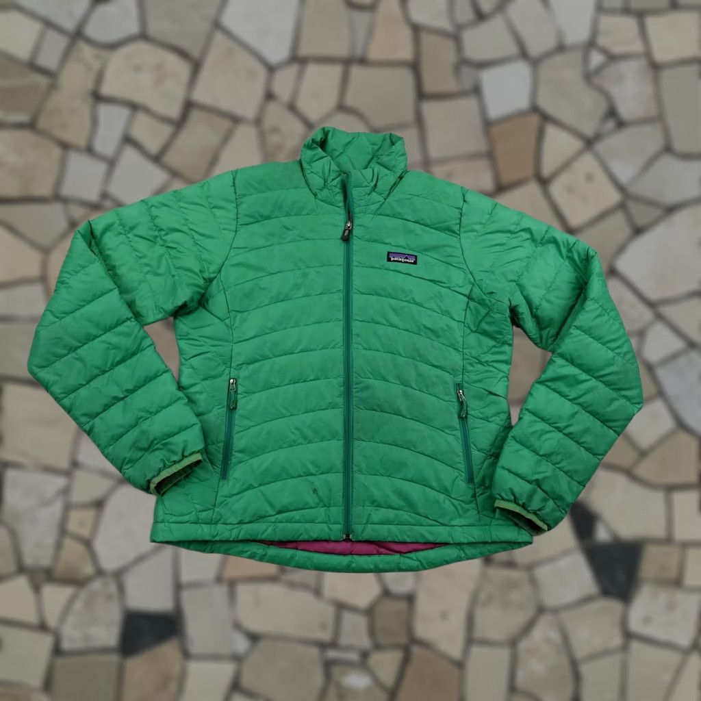 Patagonia Patagonia Jacket Womens Small Green Down Puffer Coat Full Zip Insulated Size S / US 4 / IT 40 - 1 Thumbnail