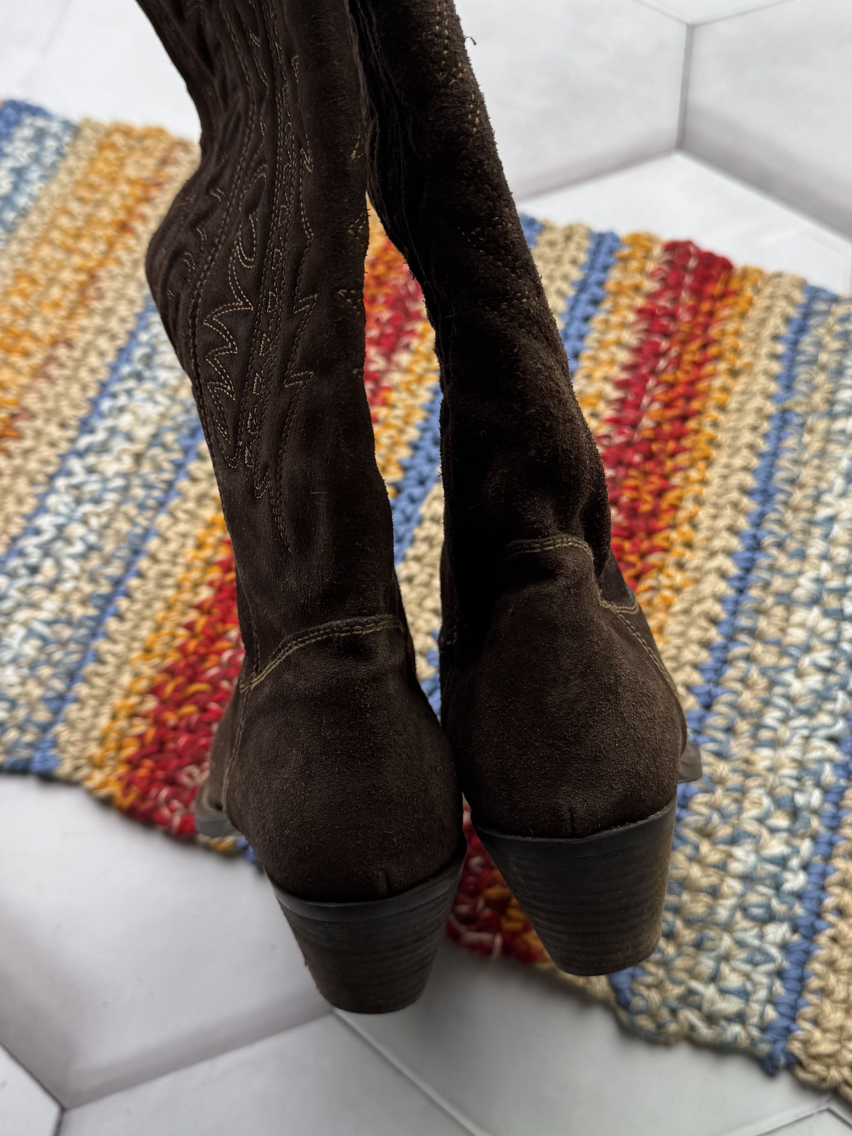 Japanese Brand Vintage Suede Boots Size US 7 / IT 37 - 8 Thumbnail