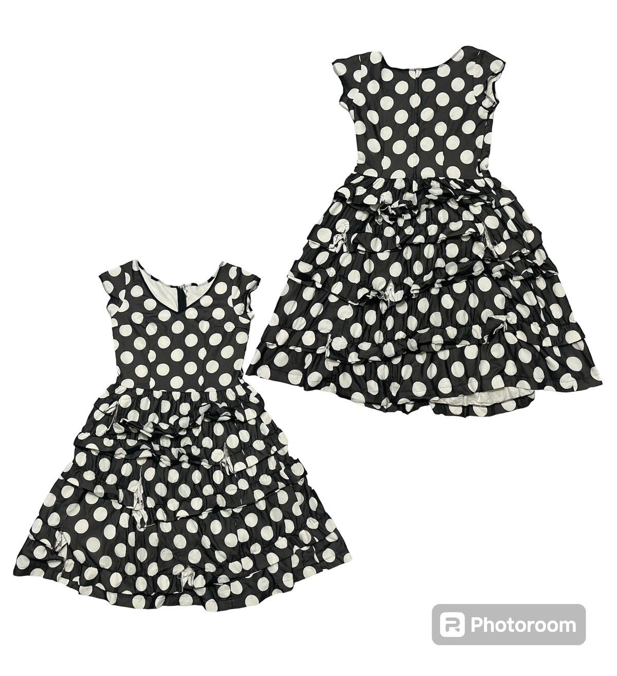 Comme des Garcons SS2010 COMME DES GARCONS GOWN POLKA RARE DISTRESSED DESIGN Size S / US 4 / IT 40 - 2 Thumbnail