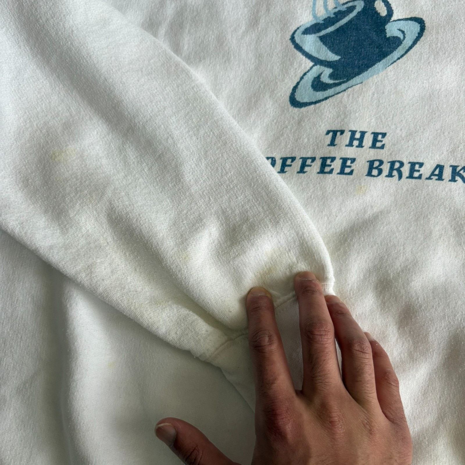 Vintage Vintage Coffee Sweatshirt Men's Size L 1990s Worn Size US L / EU 52-54 / 3 - 6 Thumbnail