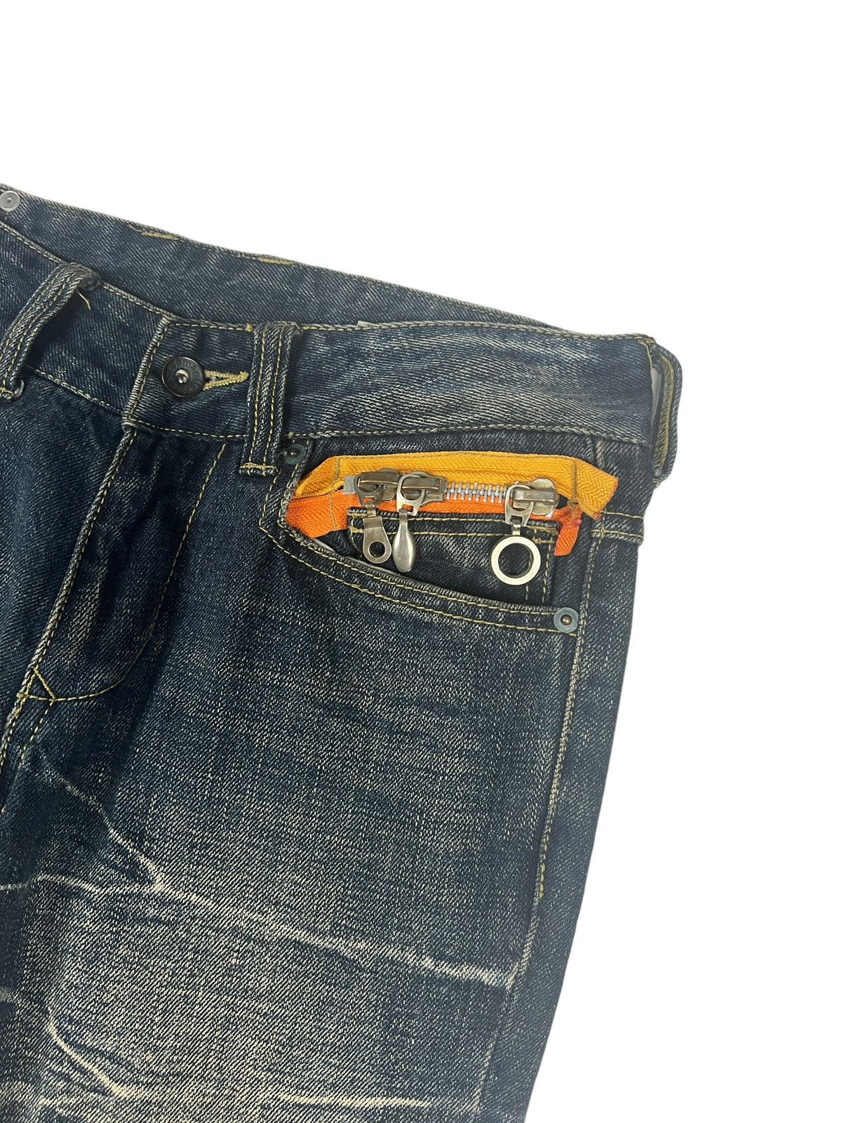 semanticdesign Semantic Design 🇯🇵 Multi Zipper Flare Denim Size US 30 / EU 46 - 7 Thumbnail