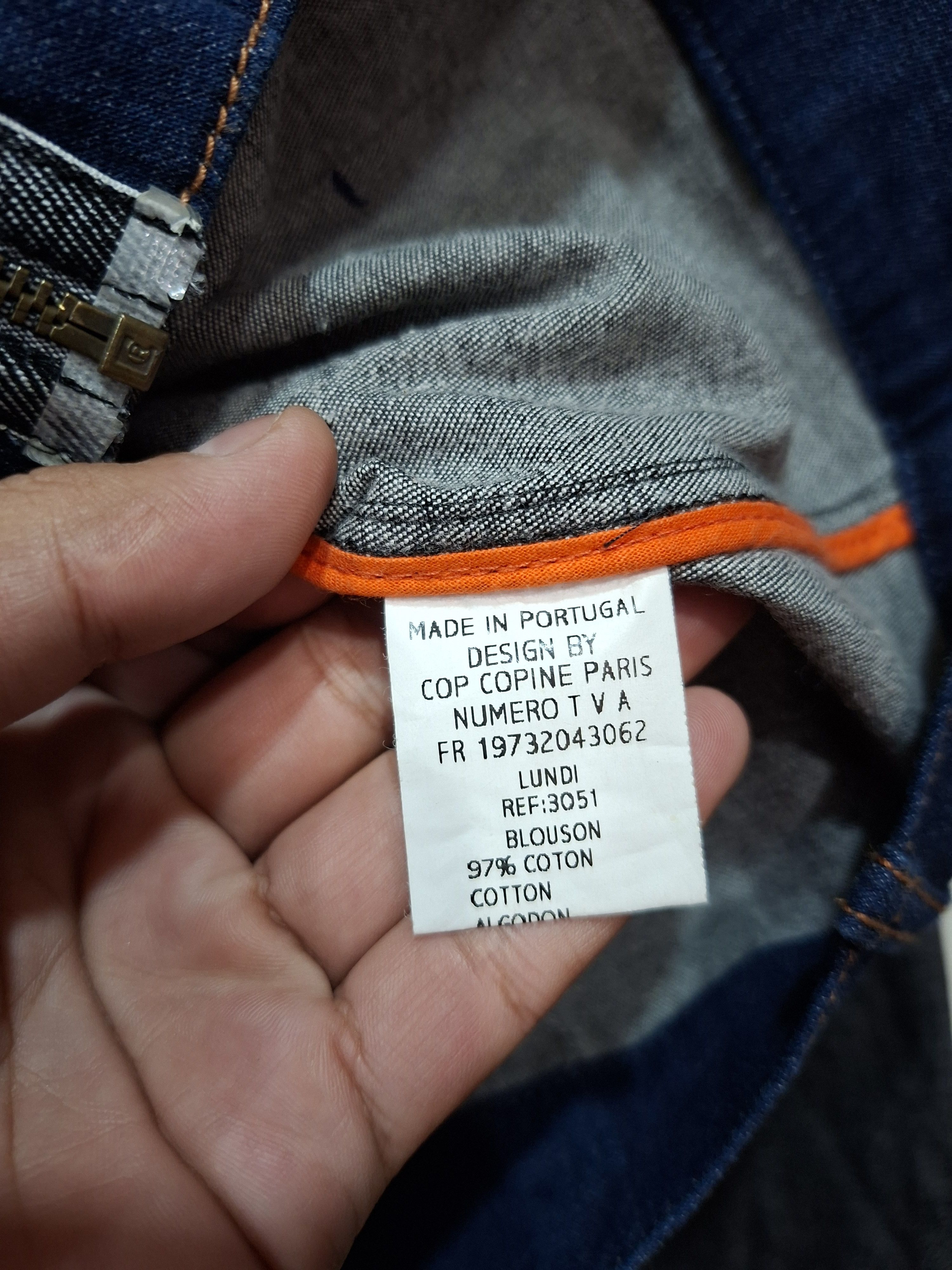 Cop Copine COP COPINE PARIS MANDARIN COLAR DENIM JACKET Size M / US 6-8 / IT 42-44 - 7 Thumbnail