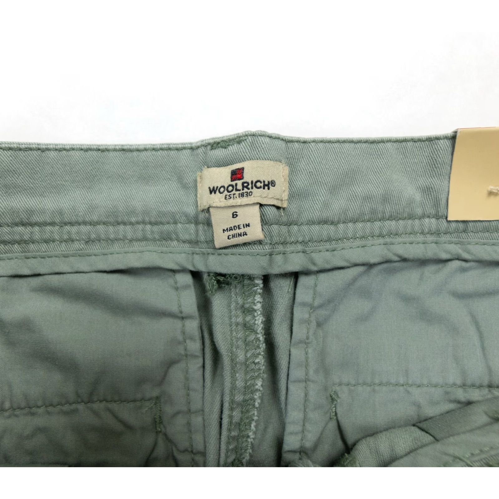 Vintage Woolrich Womens Chino Pants Size 6 Green Tapered Casual 27" Inseam Outdoor Size 28" / US 6 / IT 42 - 6 Thumbnail