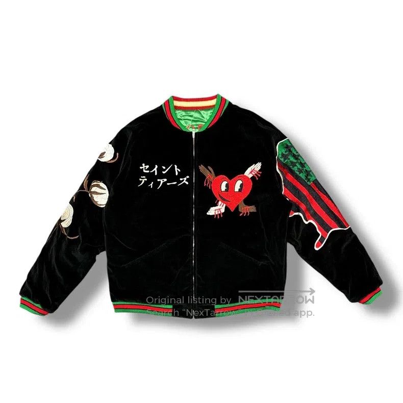 Saint Michael Saint Michael Yokosuka embroidered pattern reversible patc Size US L / EU 52-54 / 3 - 3 Thumbnail