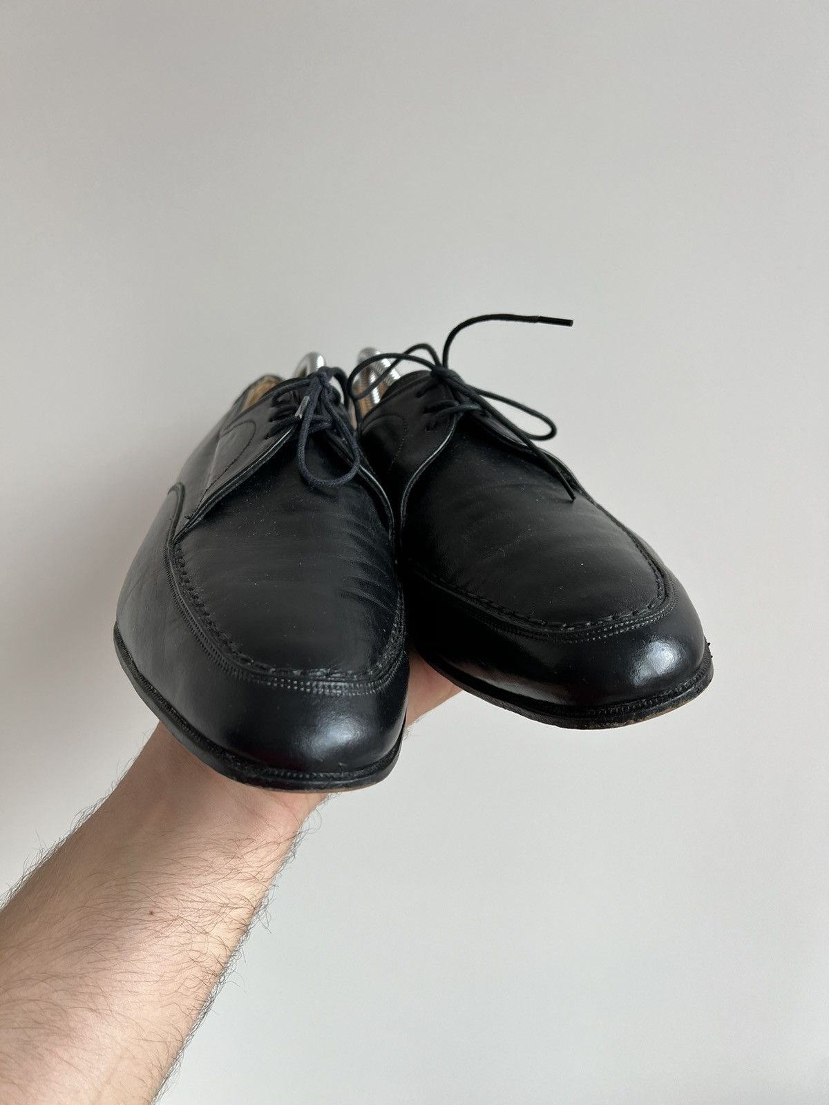 Loake × Vintage Vintage Loake Leather Black Shoes Size US 10 / EU 43 - 3 Thumbnail