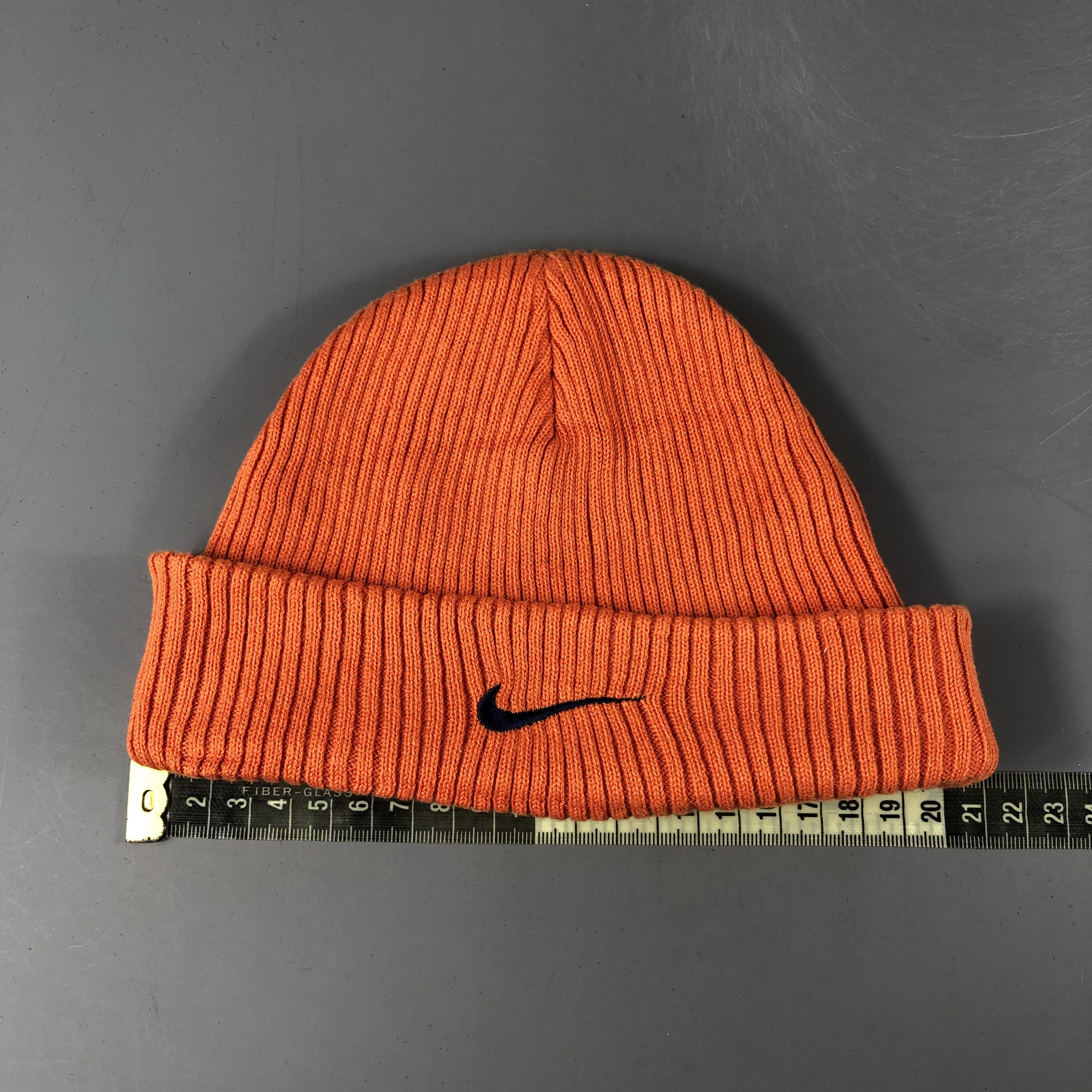 Nike × Vintage Nike Spellout Beanie Snow Hat Snow Cap -D1166 Size ONE SIZE - 3 Thumbnail