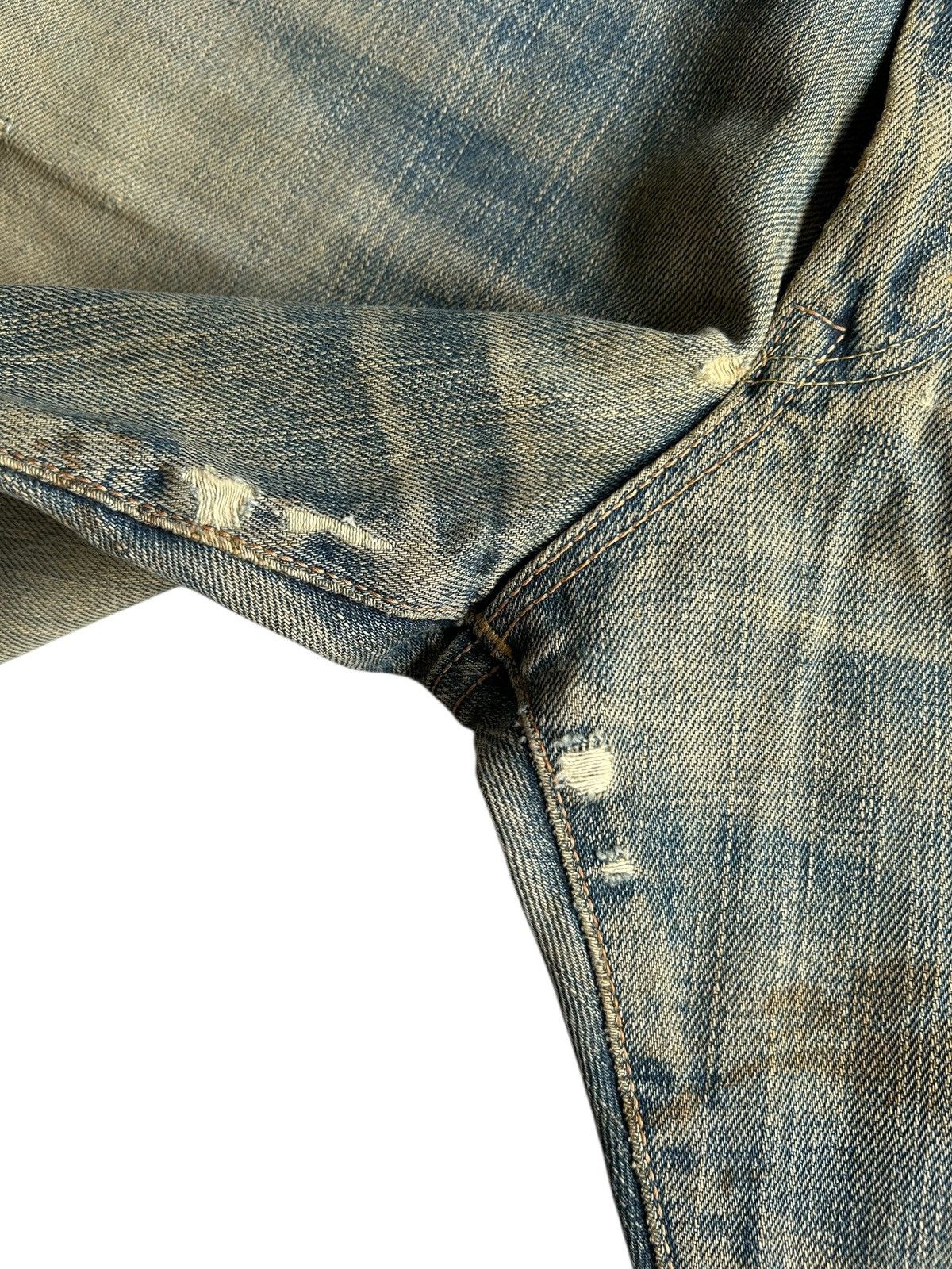 Japanese Brand × Kapital × Vintage Vintage Edwin Selvedge Baggy Rusty Mudwash Distressed Denim Size US 33 - 10 Thumbnail