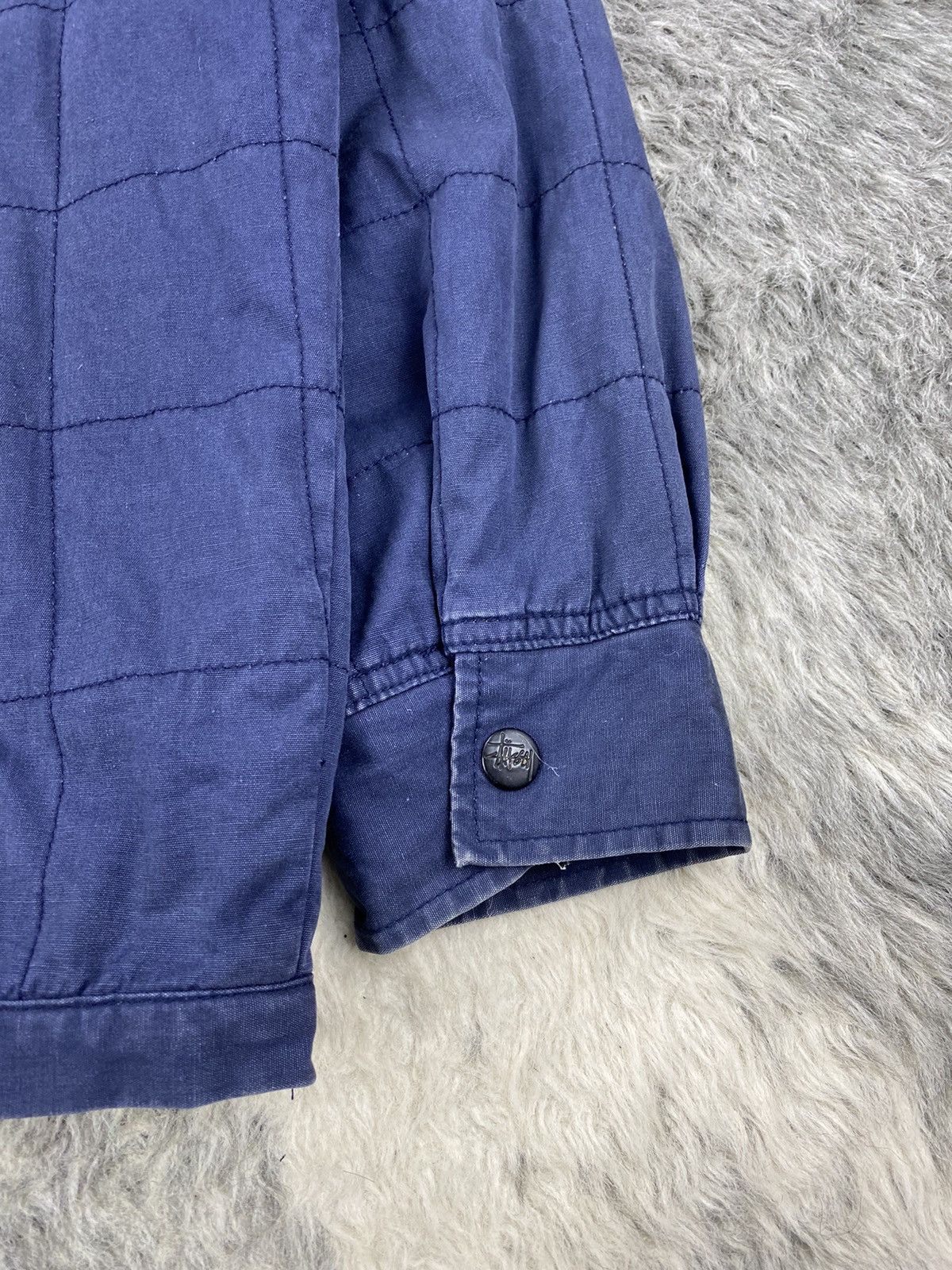 Stussy Vintage Rare STUSSY Checked Stitch Quilted Jacket Size US XL / EU 56 / 4 - 21 Thumbnail
