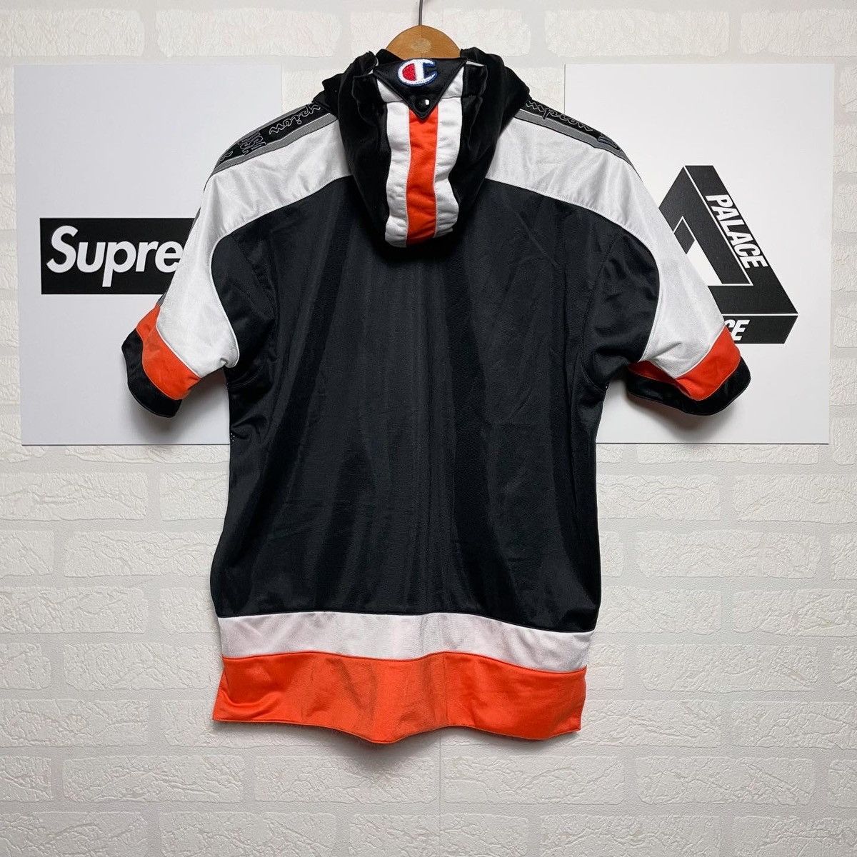 Champion Hoodie t-shirt zip 90s Vintage rave party Size US S / EU 44-46 / 1 - 2 Thumbnail