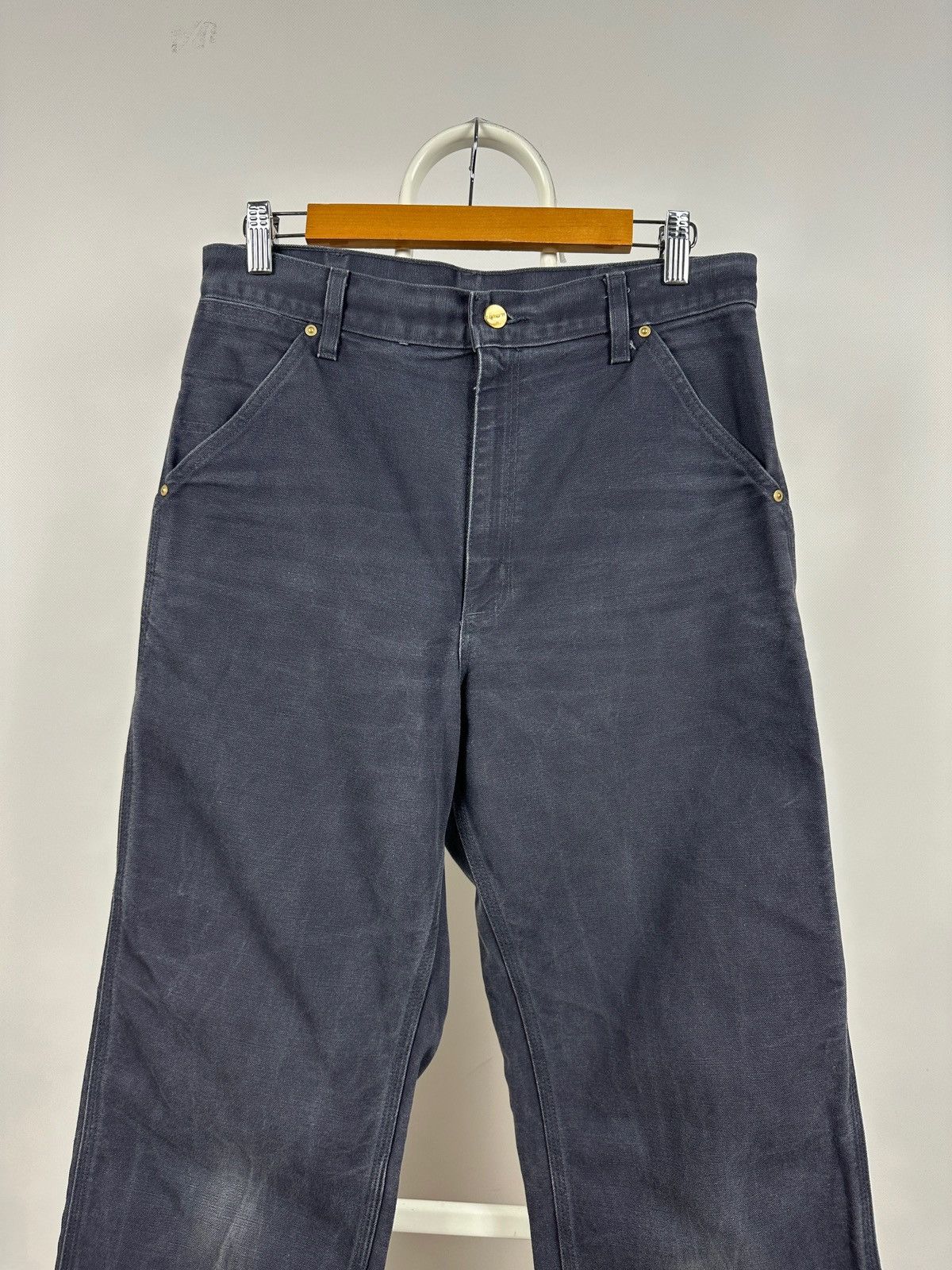Carhartt Vintage Carhartt Gray Single Knee Cargo Pants Size US 32 / EU 48 - 11 Thumbnail