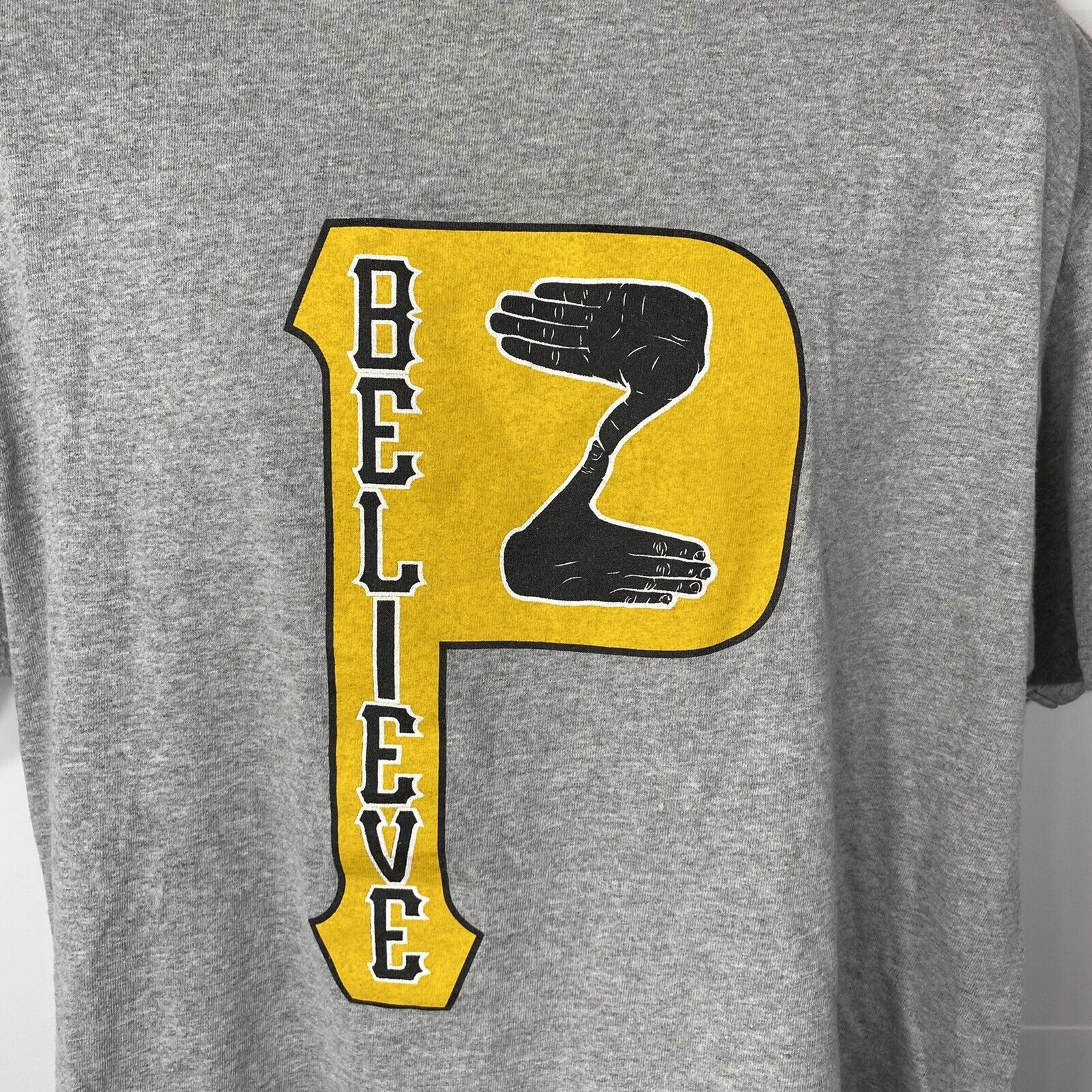 MLB MLB Pittsburgh Pirates XL Gray Believe Graphic T Shirt Size US XL / EU 56 / 4 - 5 Thumbnail