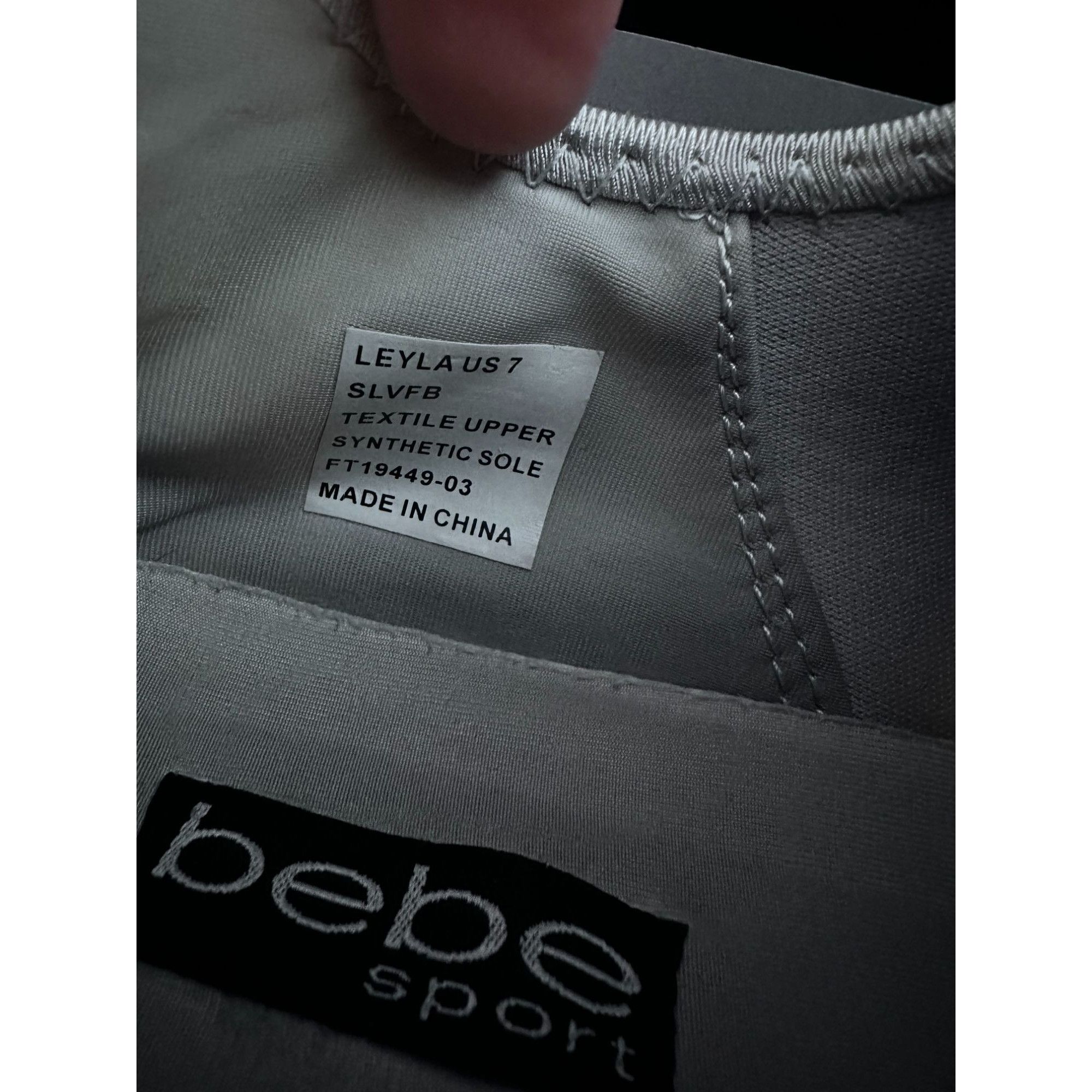 Bebe bebe sport Women's Leyla Lace-Up Rhinestone Sneakers w/box s Size US 7 / IT 37 - 8 Thumbnail