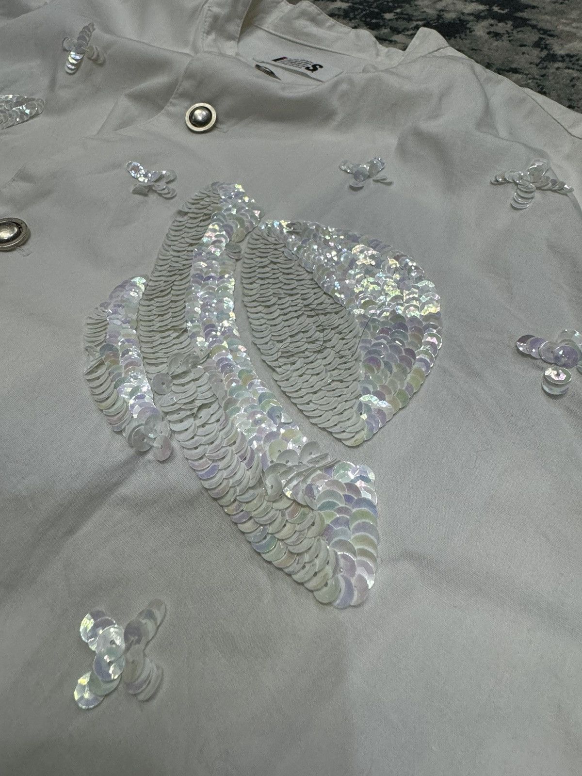 Issey Miyake ISSEY MIYAKE I.S SEQUIN SHIRT BUTTON UPS Size US M / EU 48-50 / 2 - 7 Thumbnail