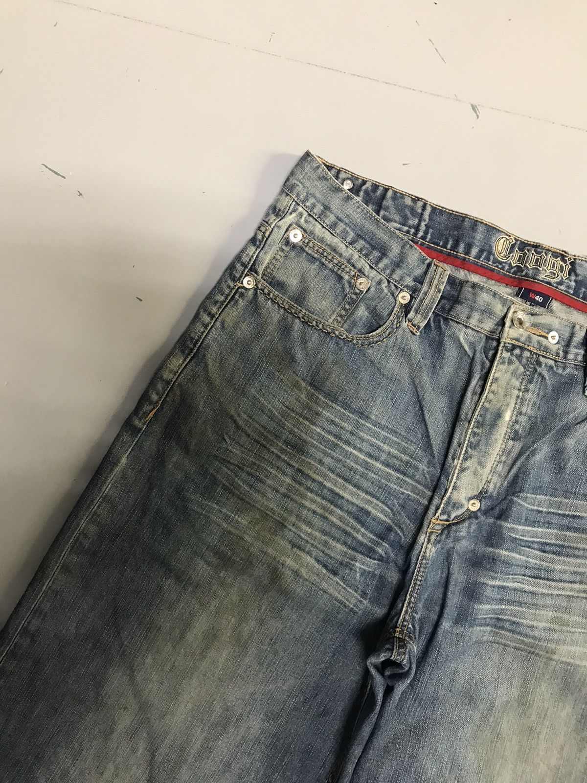 Coogi Vintage Coogi embroidered denim jort Size US 42 / EU 58 - 4 Thumbnail