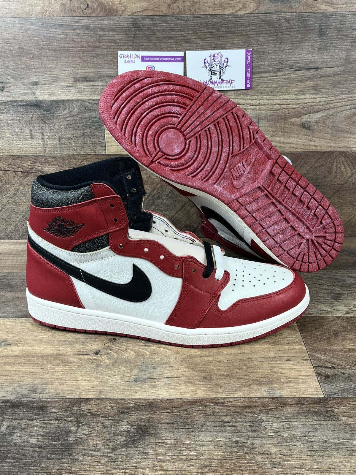 Jordan Brand Air Jordan 1 Retro High OG Chicago Lost & Found Size US 12 / EU 45 - 1 Thumbnail