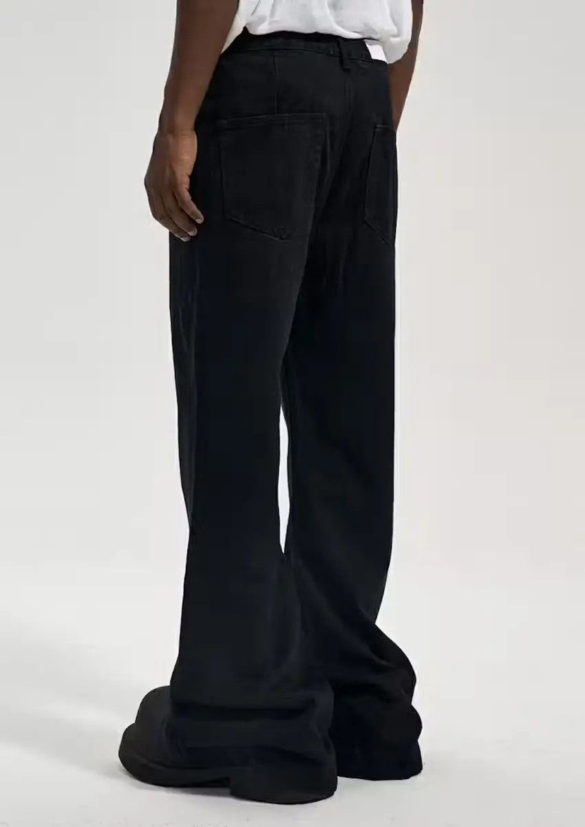 Designer × Japanese Brand Black yuppie cleanfit denim flared jeans Size US 30 / EU 46 - 4 Thumbnail