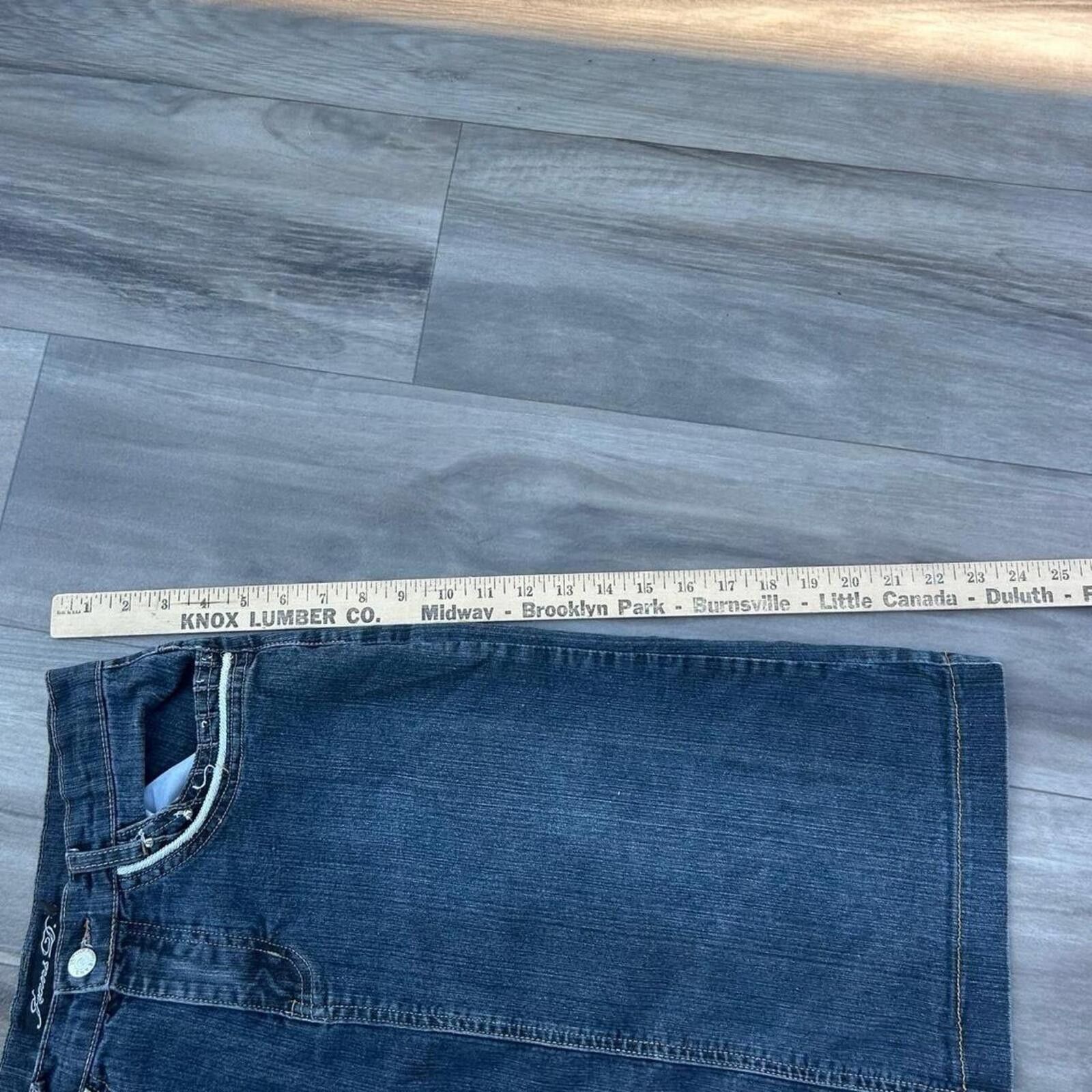 Other Vintage y2k Grey Black Faded Womens Mid Length Skirt size 7 Size 30" / US 8 / IT 44 - 8 Thumbnail