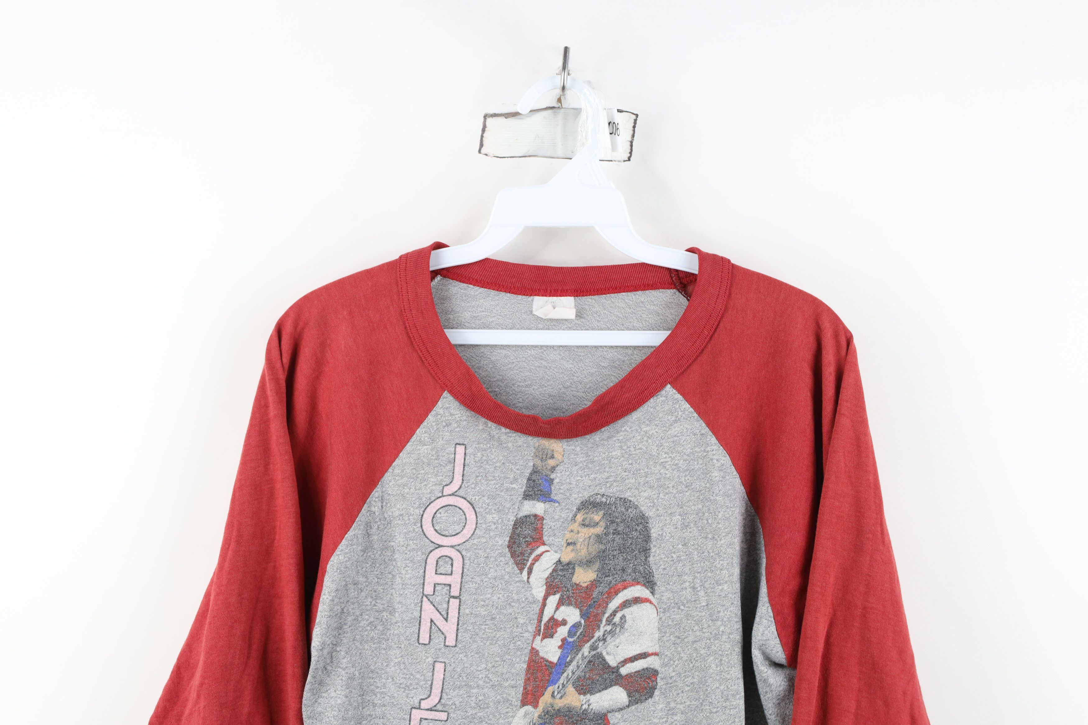 Vintage Vintage 80s Joan Jett & The Blackhearts Band Raglan T-Shirt Size US L / EU 52-54 / 3 - 2 Thumbnail