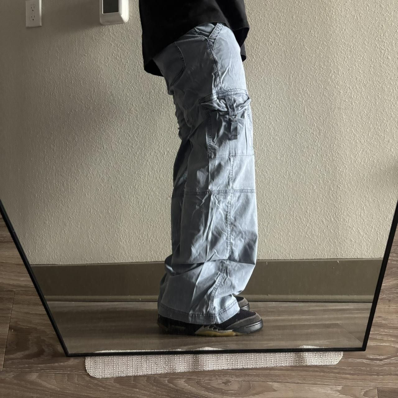 Vintage Crazy Vintage Y2K/2000s Baggy Blue Streetwear Skater Cargo Pants! 28x30 Size US 28 / EU 44 - 2 Thumbnail
