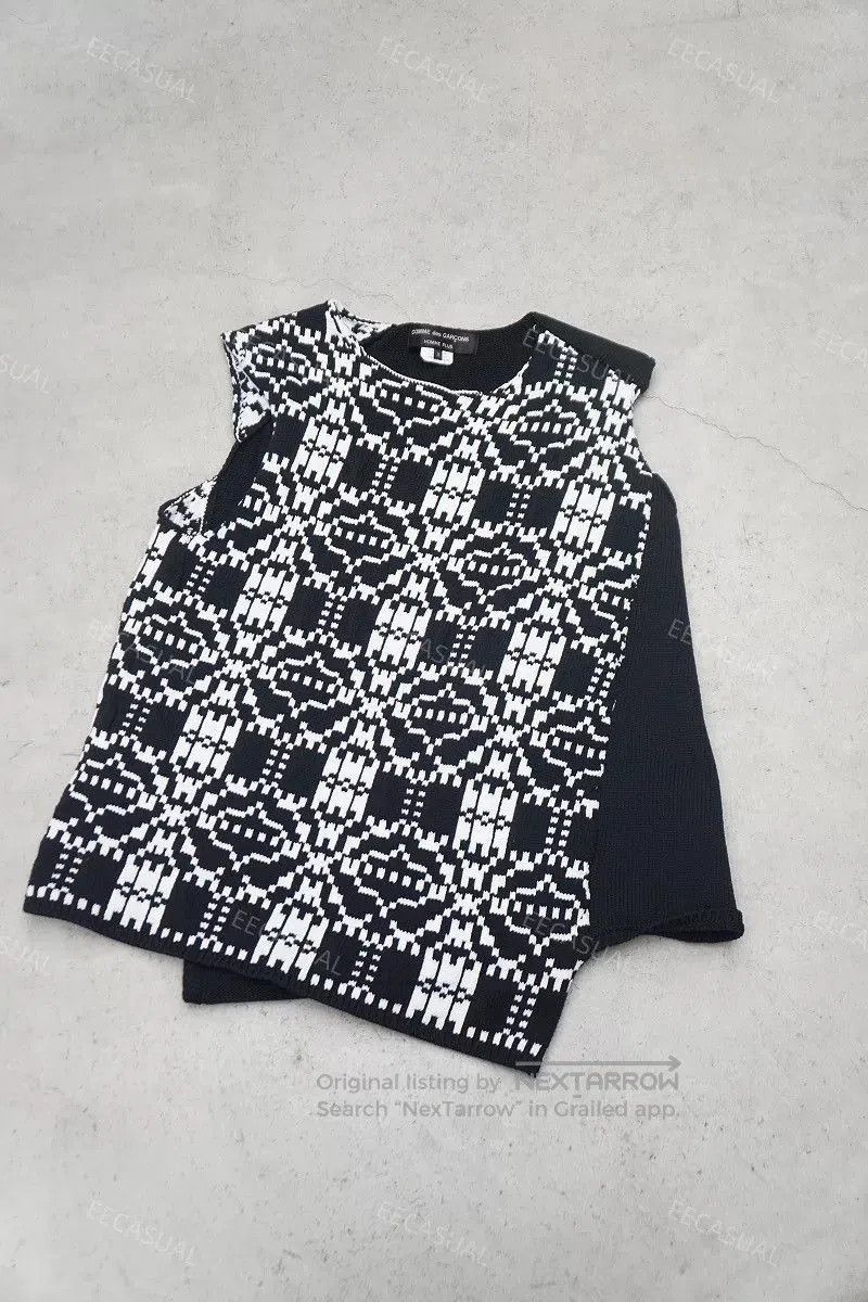 Comme des Garcons Homme Plus Asymmetrical Knit Vest by Comme des Garçons. Size US M / EU 48-50 / 2 - 1 Thumbnail