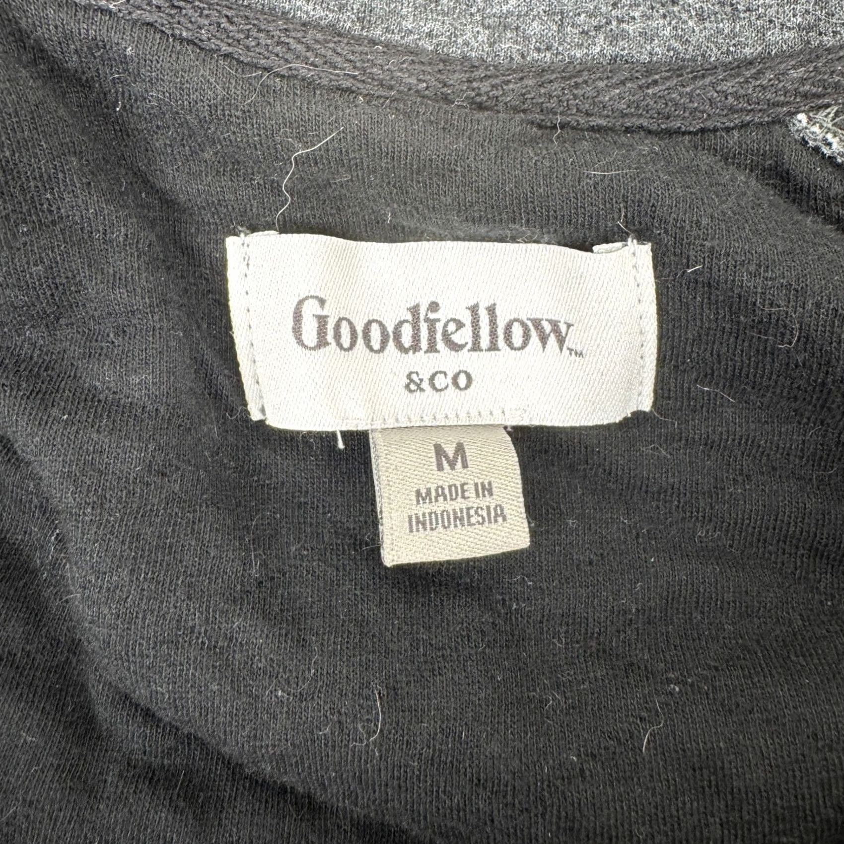 Vintage Goodfellow & Co Mens Quilted Snap Neck Pullover Sweatshirt Charcoal Gray M Size US M / EU 48-50 / 2 - 3 Thumbnail