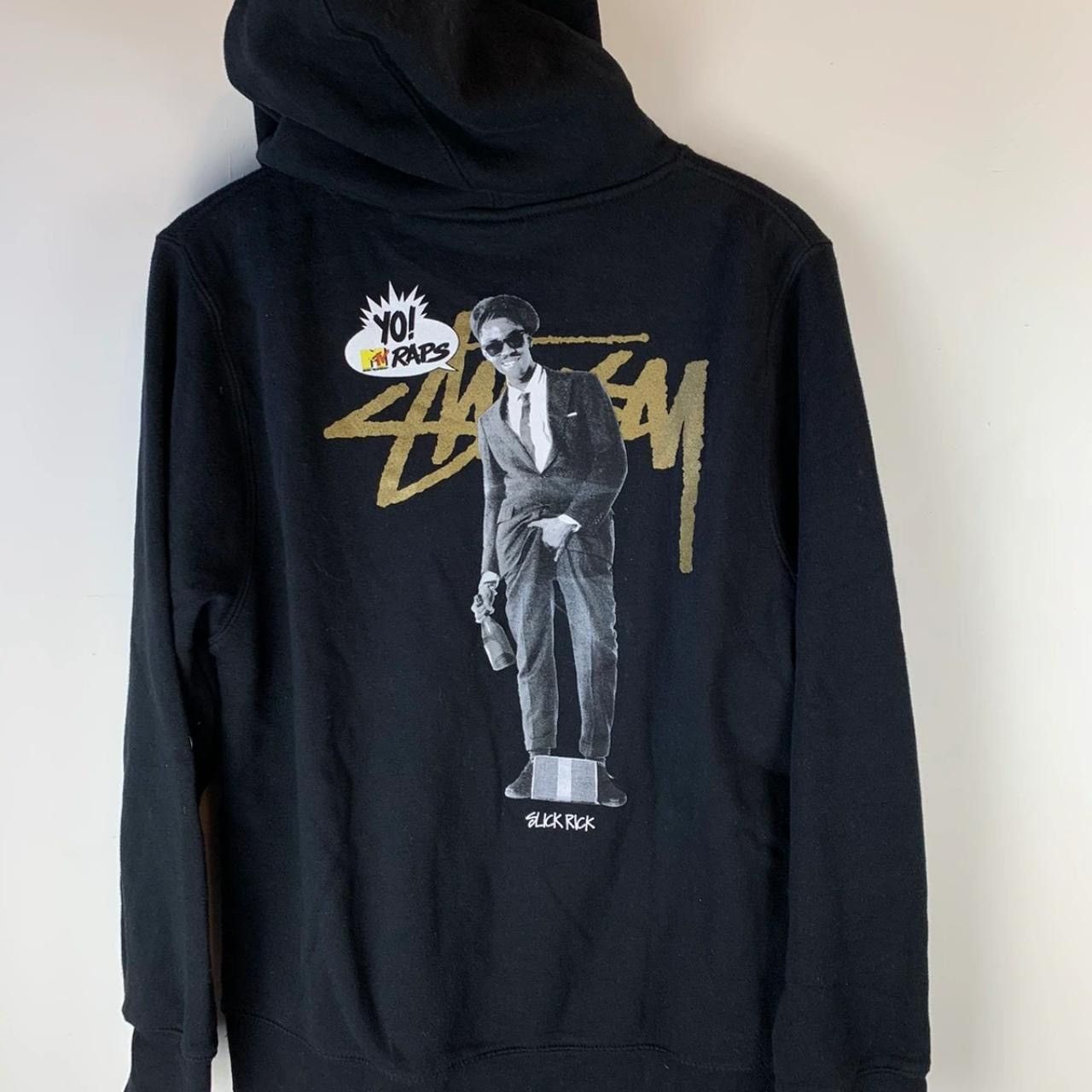 stussy mtv raps slick rick hoodie