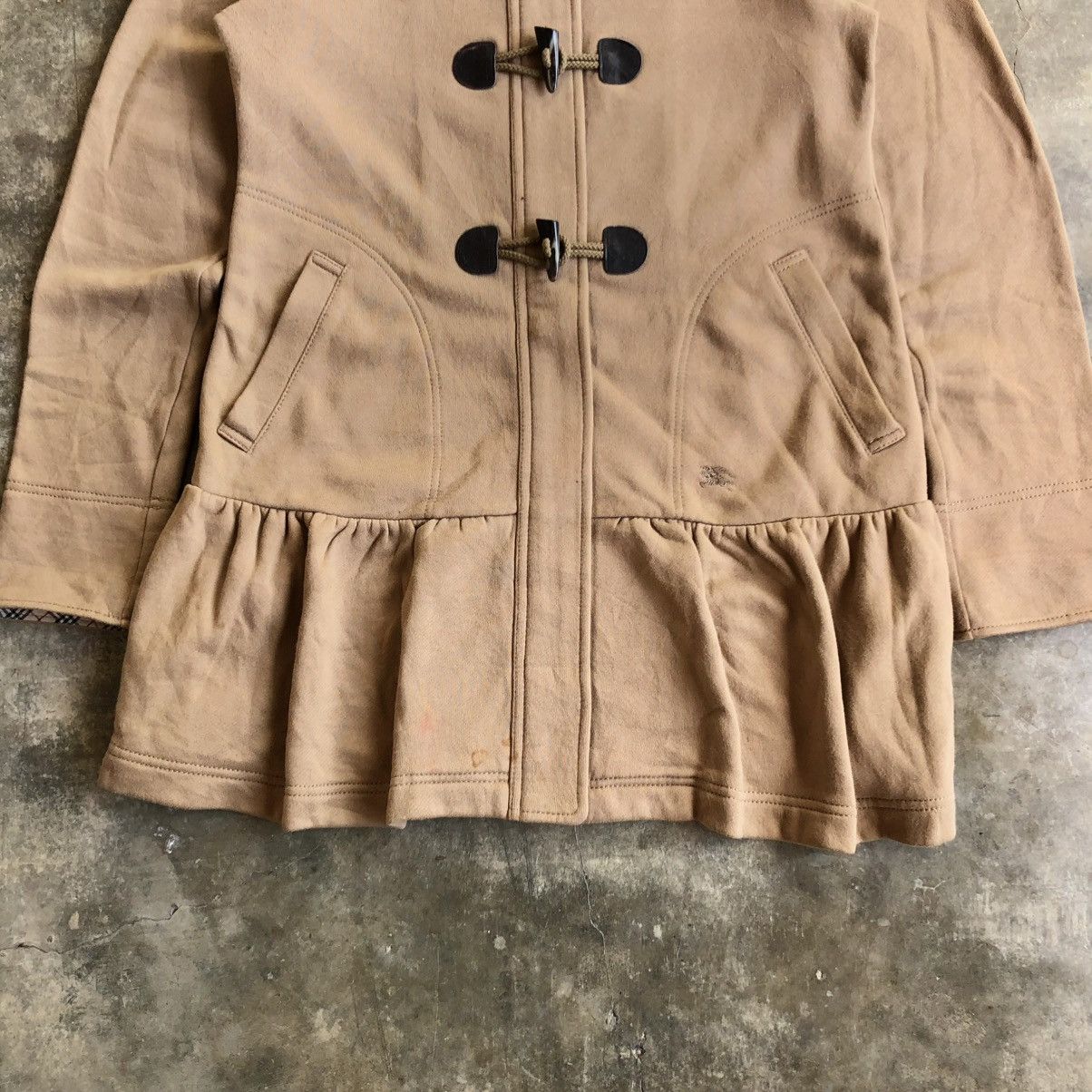 Burberry Vintage Burberry Blue Label Duffle Dreses Jacket With Hoodie Size L / US 10 / IT 46 - 11 Thumbnail