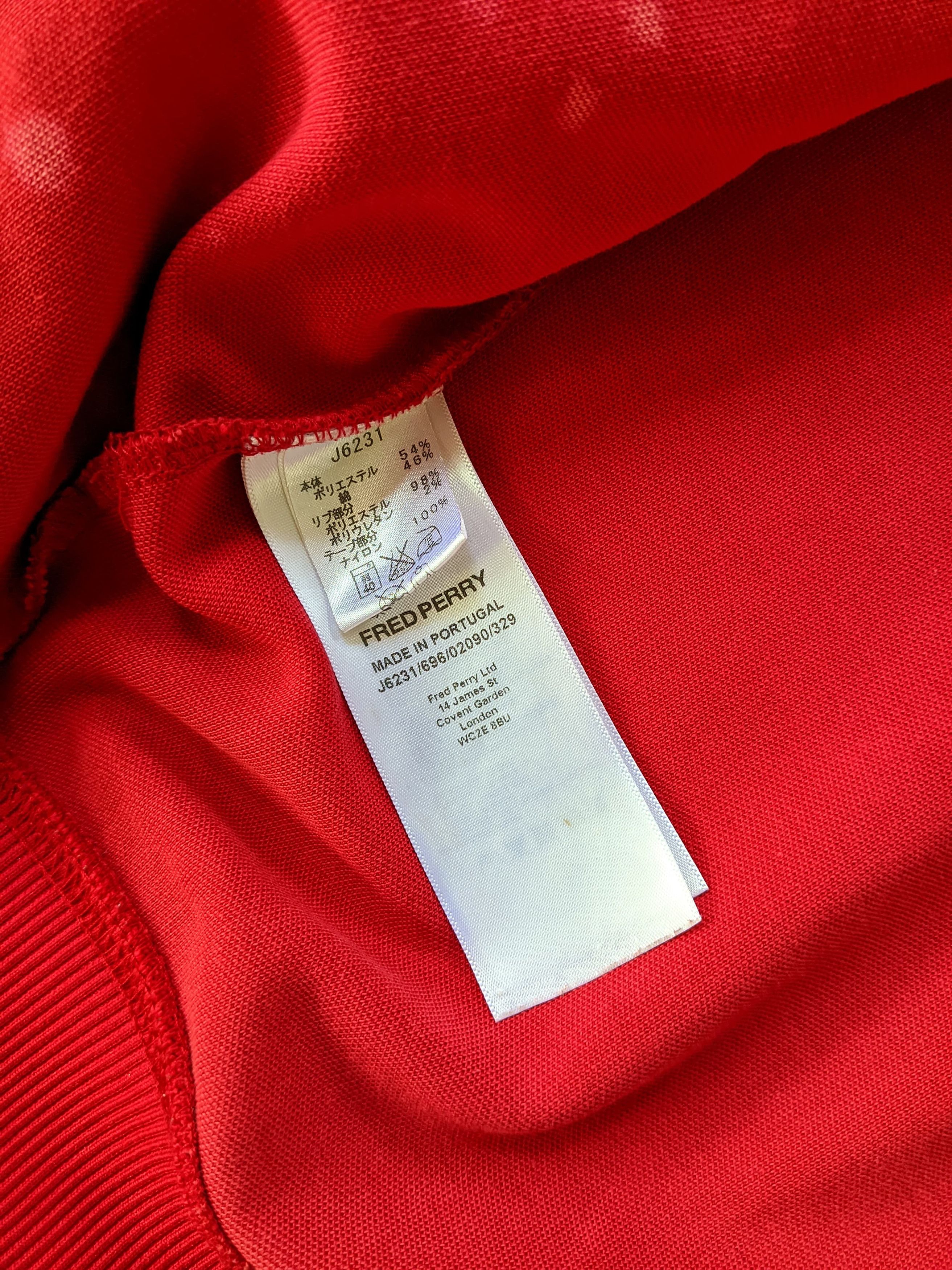 Fred Perry Fred perry tracktop red j6231 Size US XL / EU 56 / 4 - 3 Thumbnail