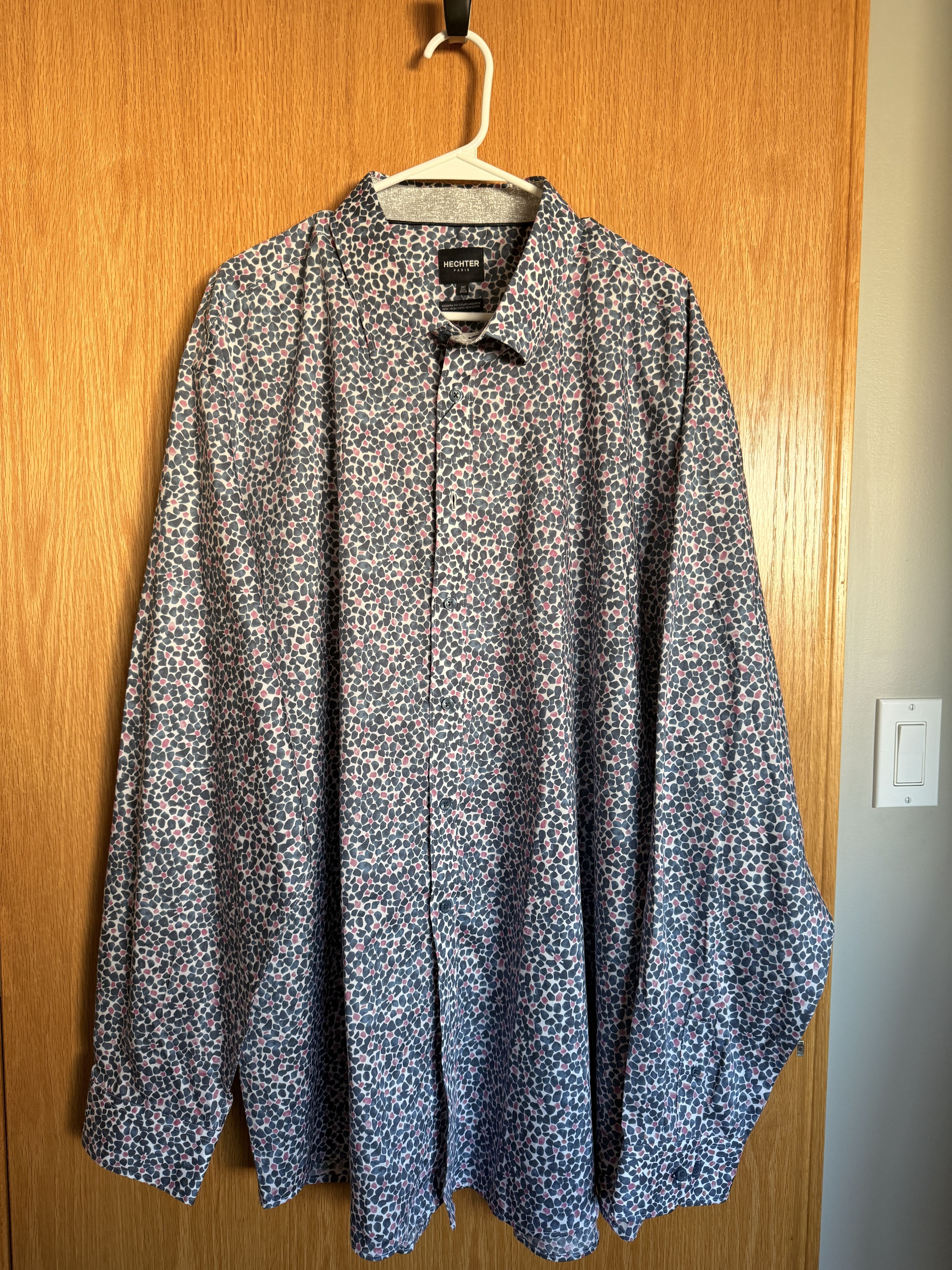 Daniel Hechter DANIEL HECHTER PARIS MULTI-COLOR MODERN FIT DRESS SHIRT Size US XXL / EU 58 / 5 - 6 Thumbnail