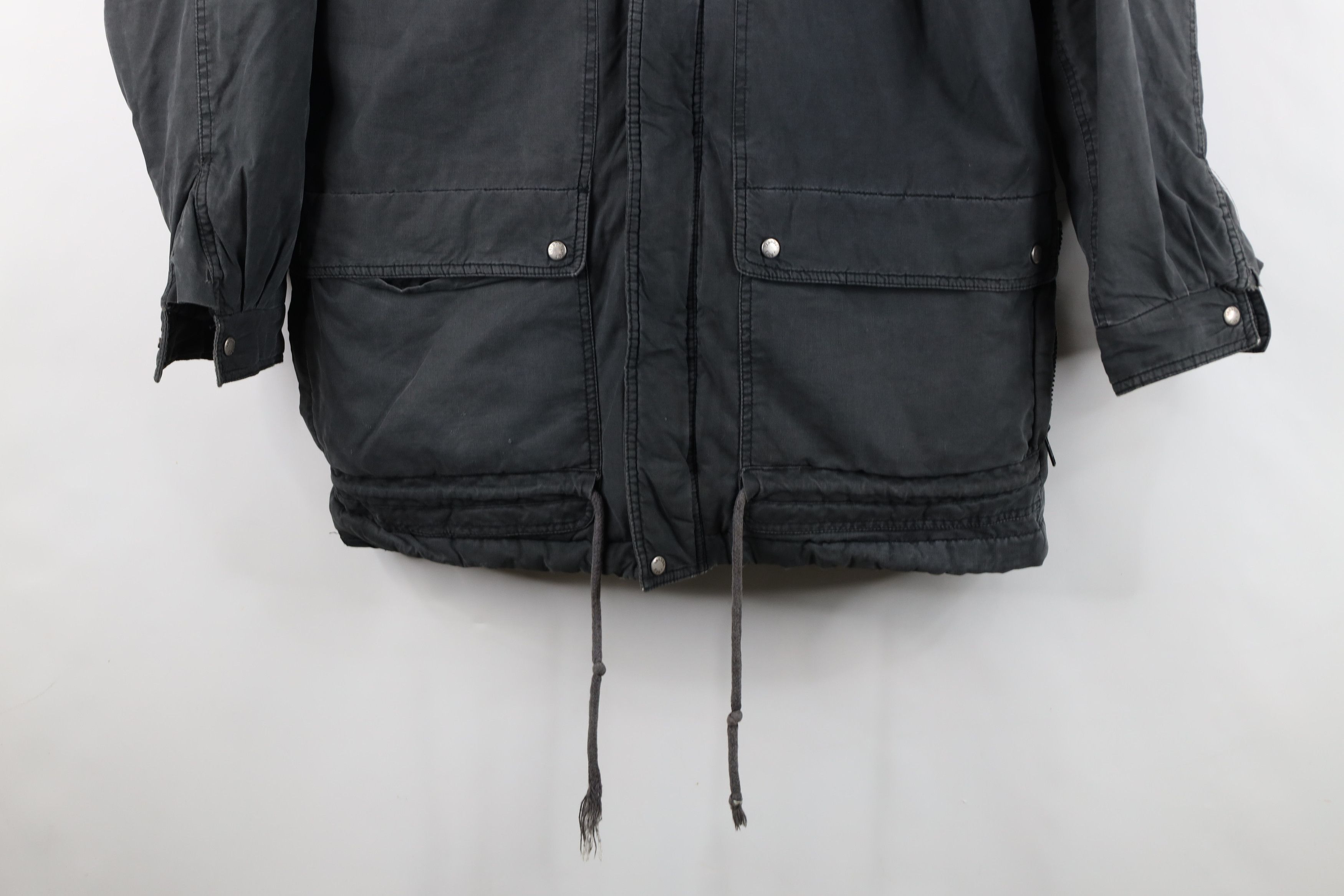 Vintage Vintage 90s Streetwear Duck Down Puffer Military Jacket Size US L / EU 52-54 / 3 - 3 Thumbnail