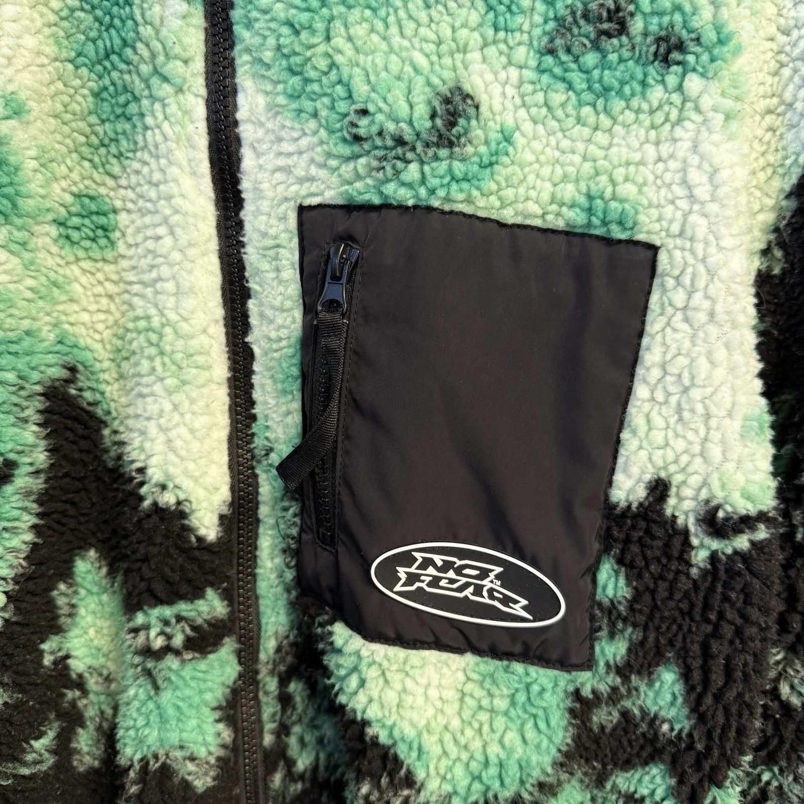 H&M × No Fear No Fear x H&M Deep Pile Sherpa Fleece Jacket Mens Small Size US S / EU 44-46 / 1 - 4 Thumbnail