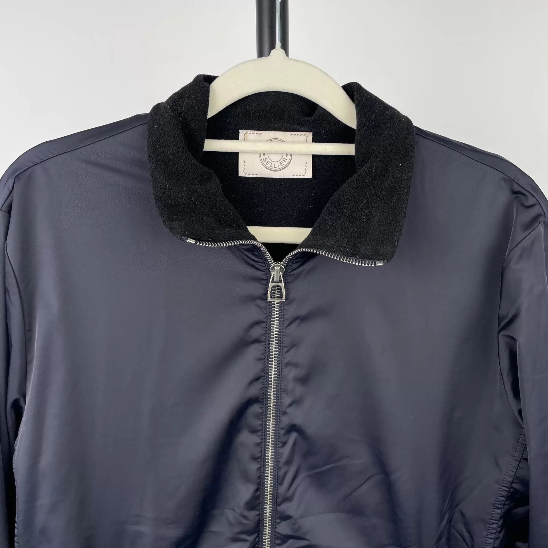 Hermes Hermès Nylon Jacket Black Blue Size S 260411XJJGY02 Size US S / EU 44-46 / 1 - 9 Thumbnail
