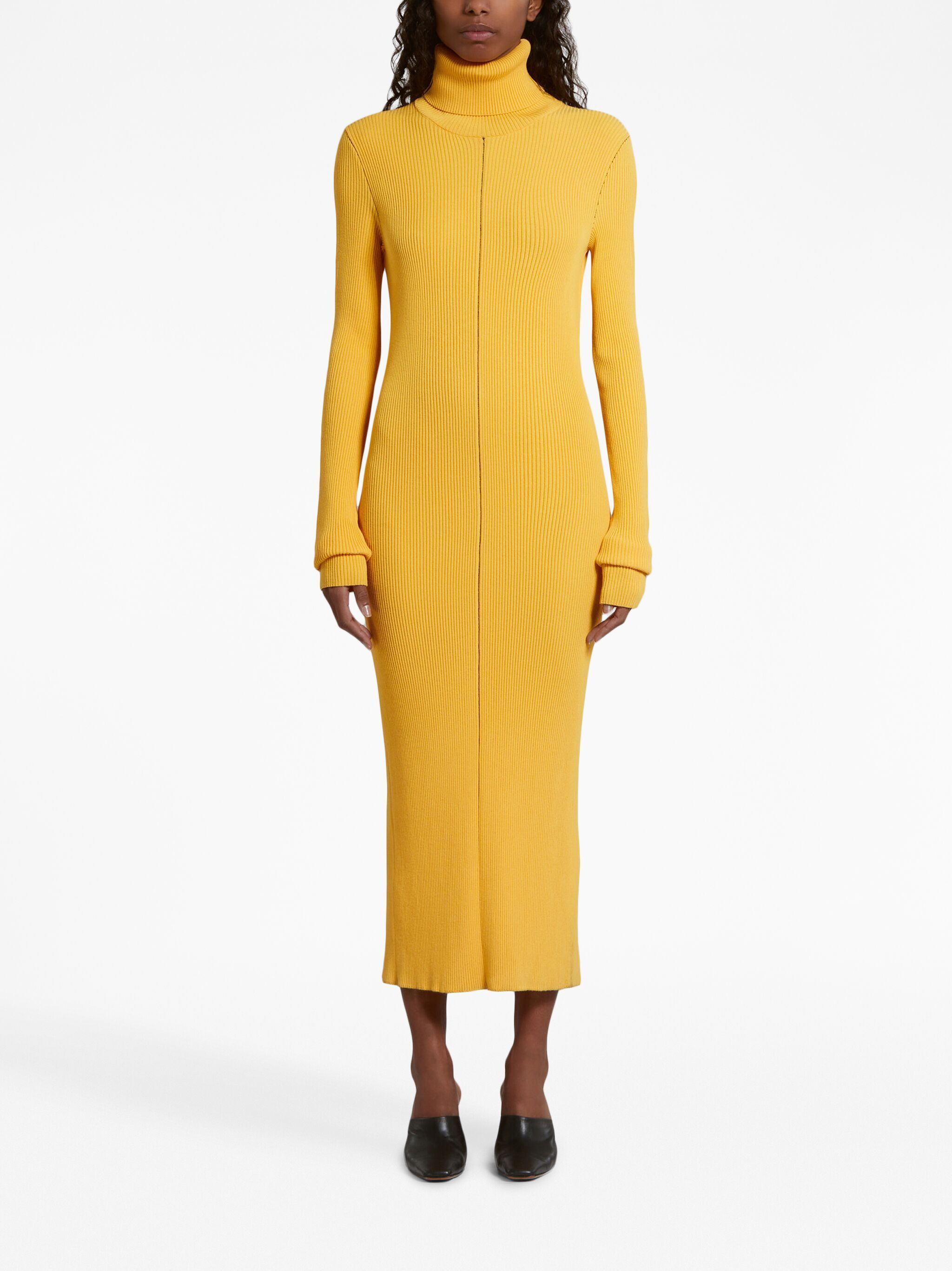 Marni o1w1db10125 Dress in Yellow Size XL / US 12-14 / IT 48-50 - 1 Thumbnail